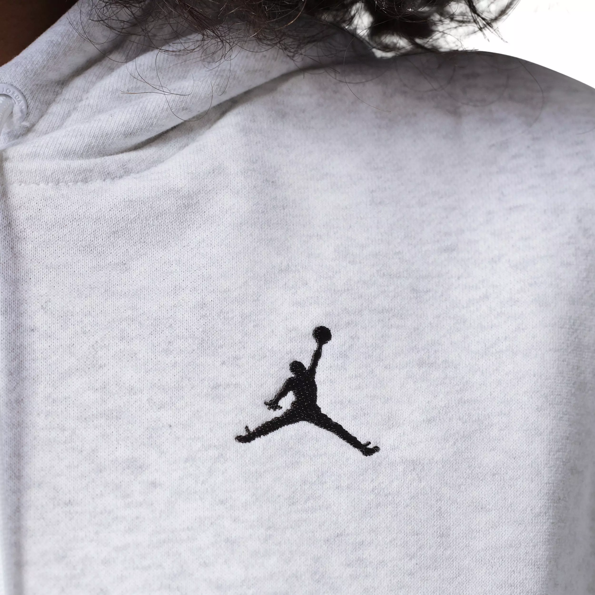 Jordan Women's Brooklyn Fleece French Terry Top - BIRCH HEATHER