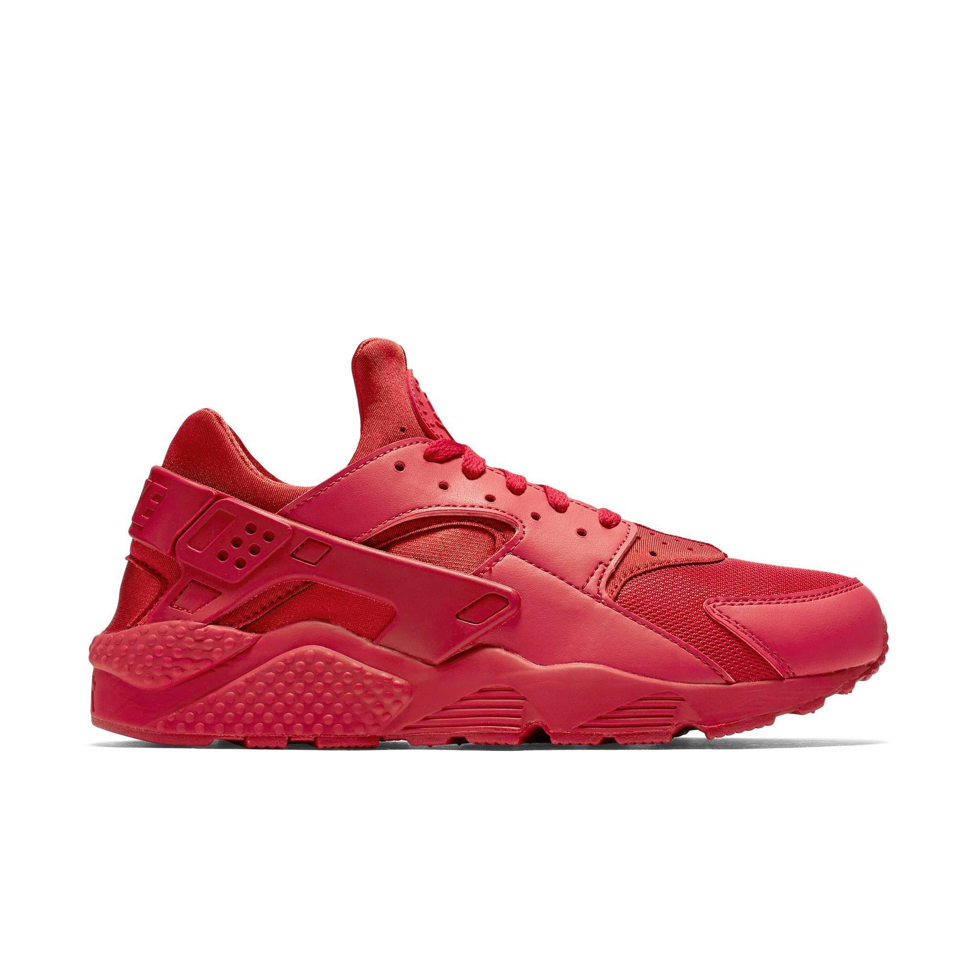 all red huarache shoes
