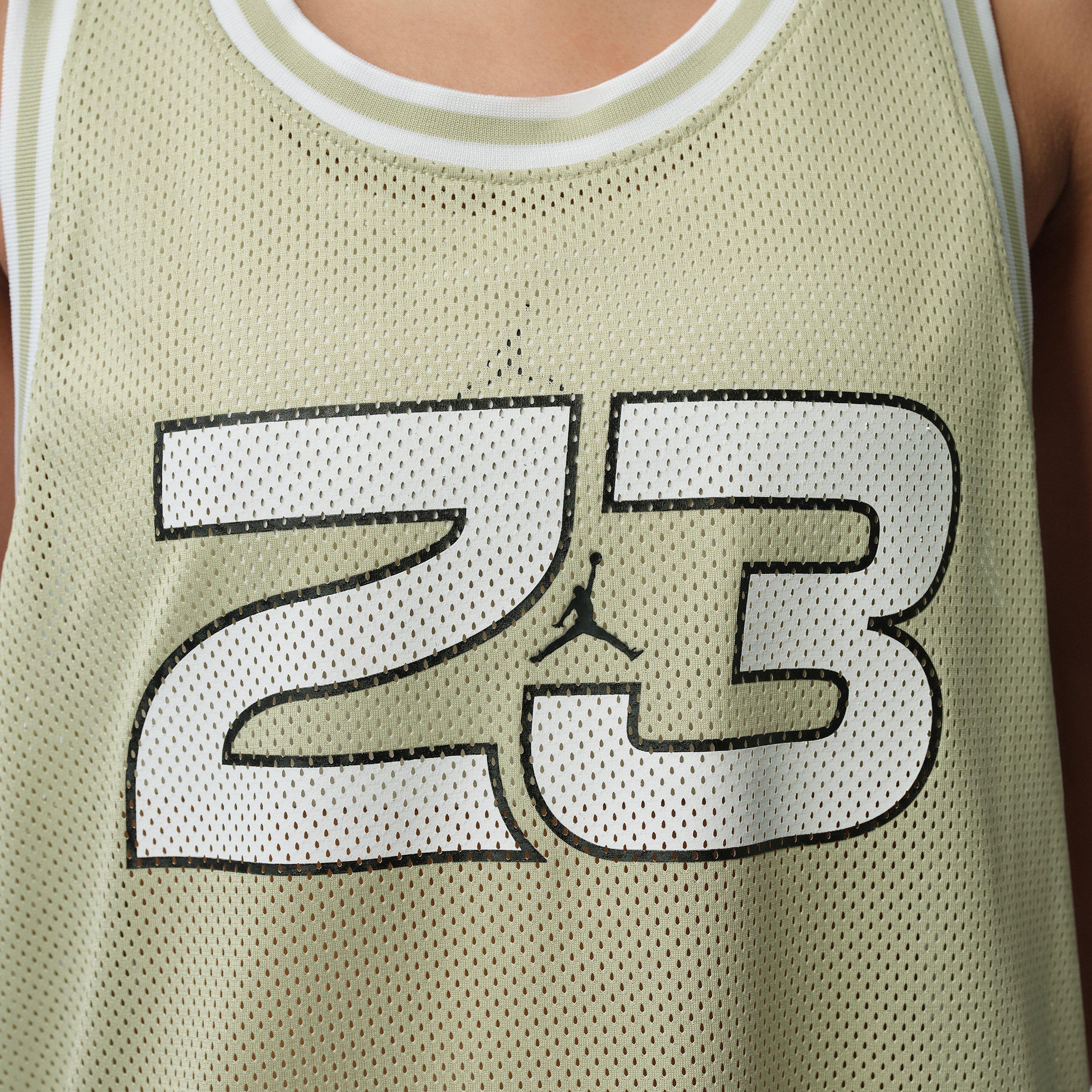 Jordan Women's Brooklyn Jersey - OLIVE/BLACK Thumbnail View 4