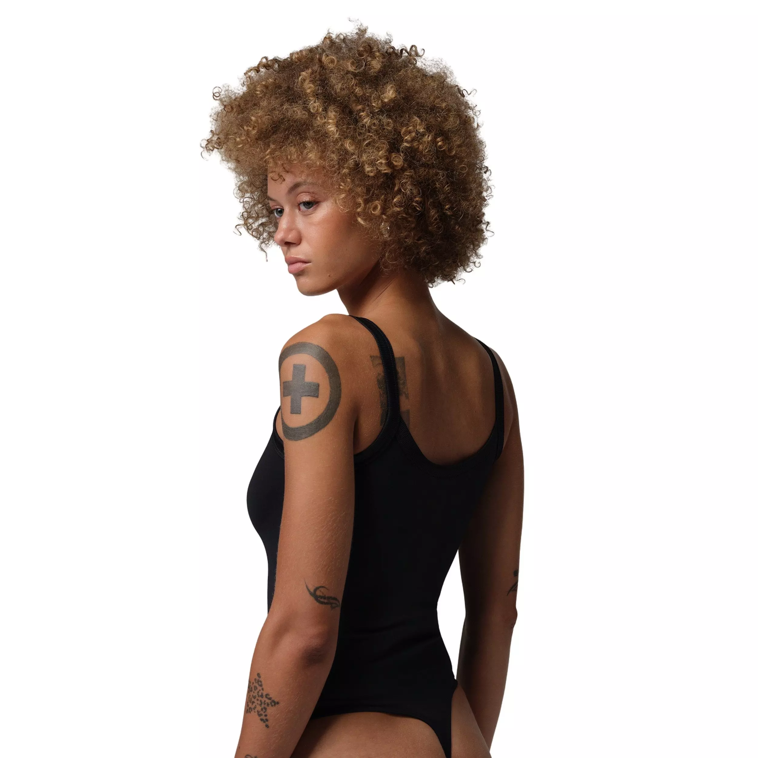 Jordan Women's Brooklyn Essentials Tank Bodysuit - BLACK/WHITE