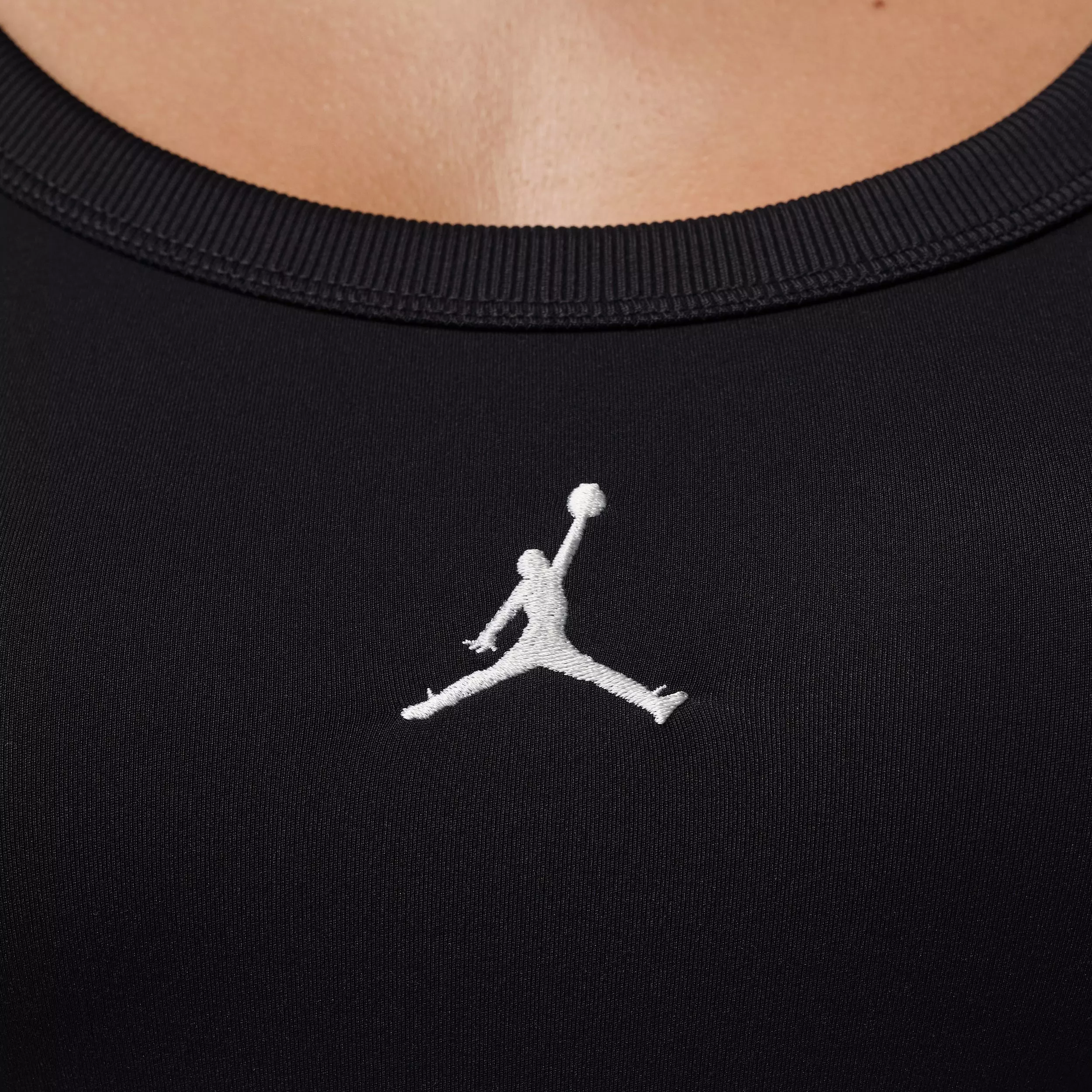 Jordan Women's Brooklyn Essentials Tank Bodysuit - BLACK/WHITE