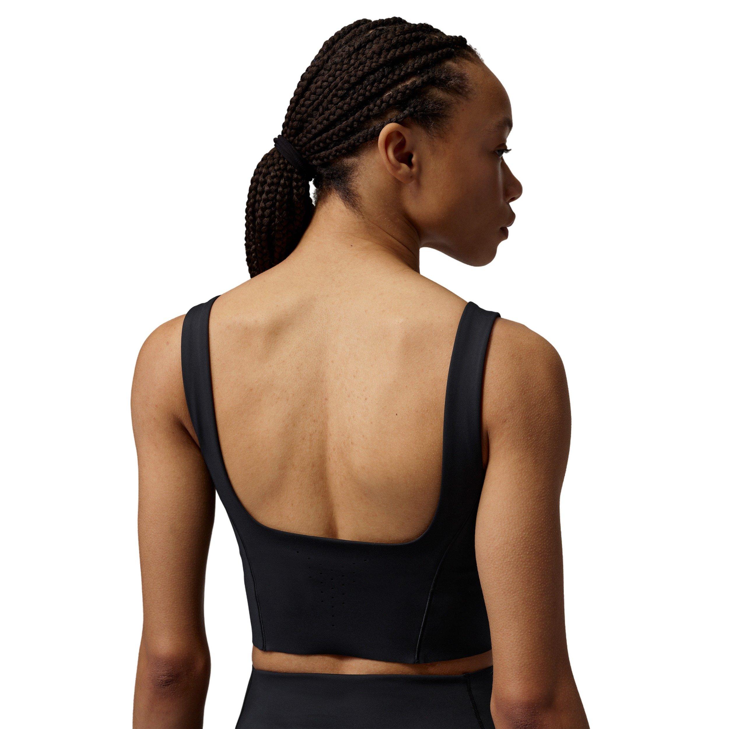 Jordan Women's Sports Flightweight Dri-FIT Cropped Top - Black - BLACK Thumbnail View 2