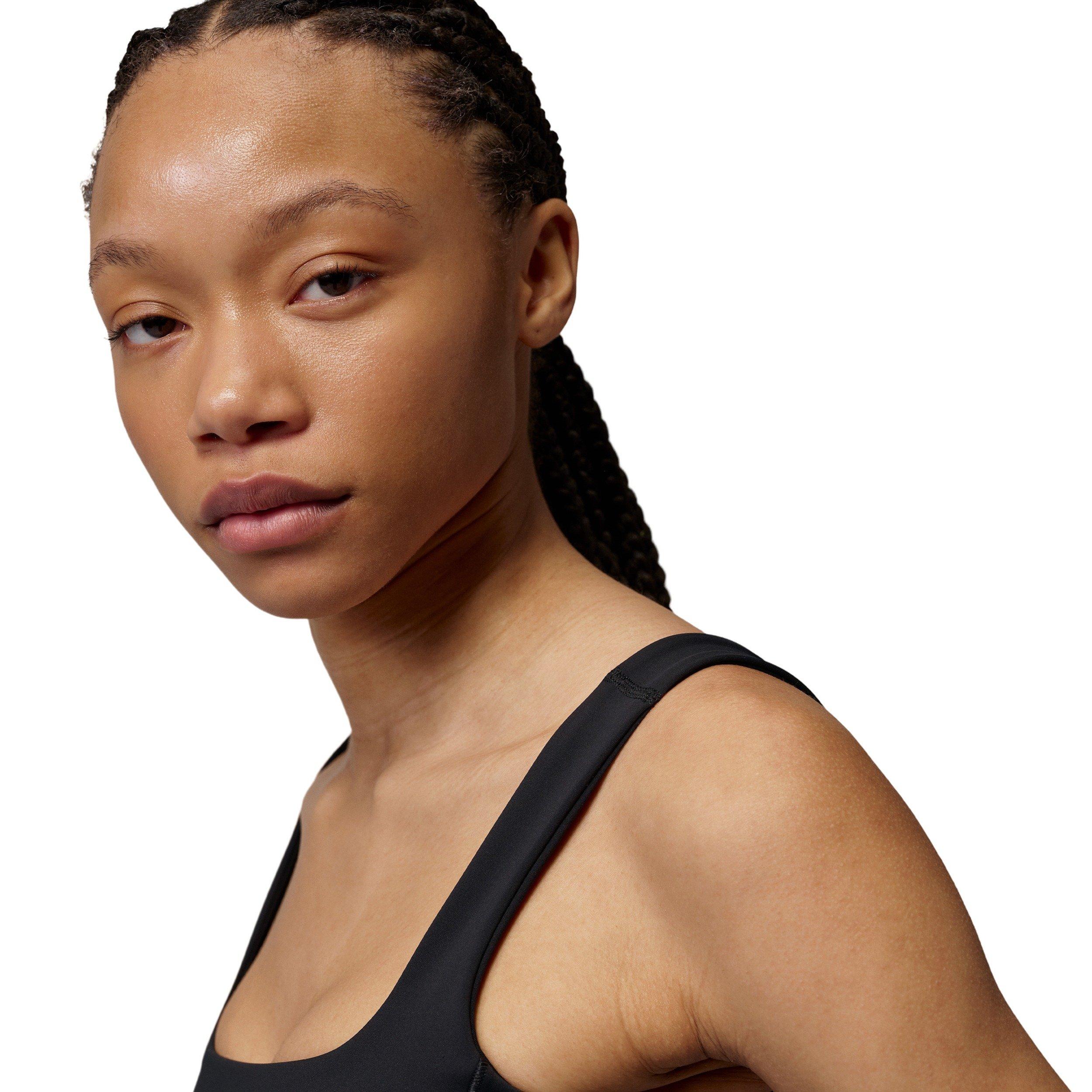 Jordan Women's Sports Flightweight Dri-FIT Cropped Top - Black - BLACK Thumbnail View 3