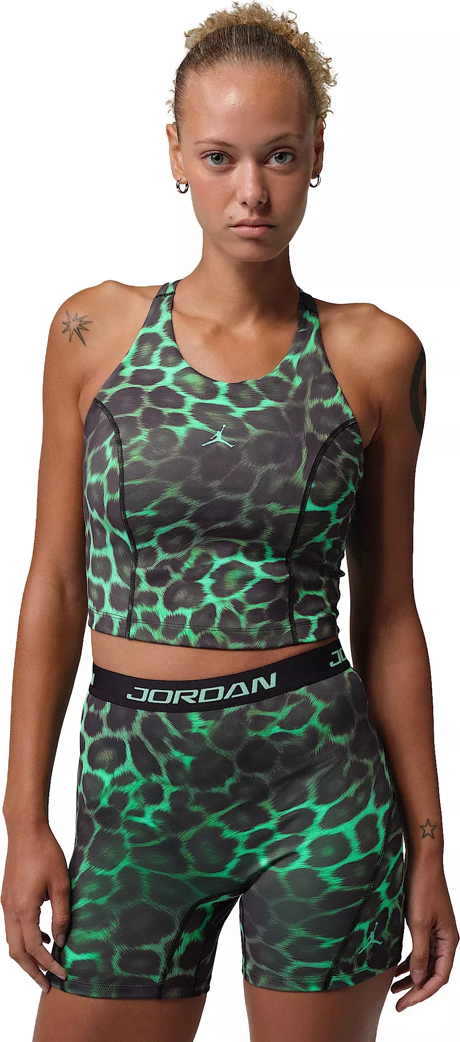 Jordan Women's Sport Dri-FIT AOP Top - Green - GREEN