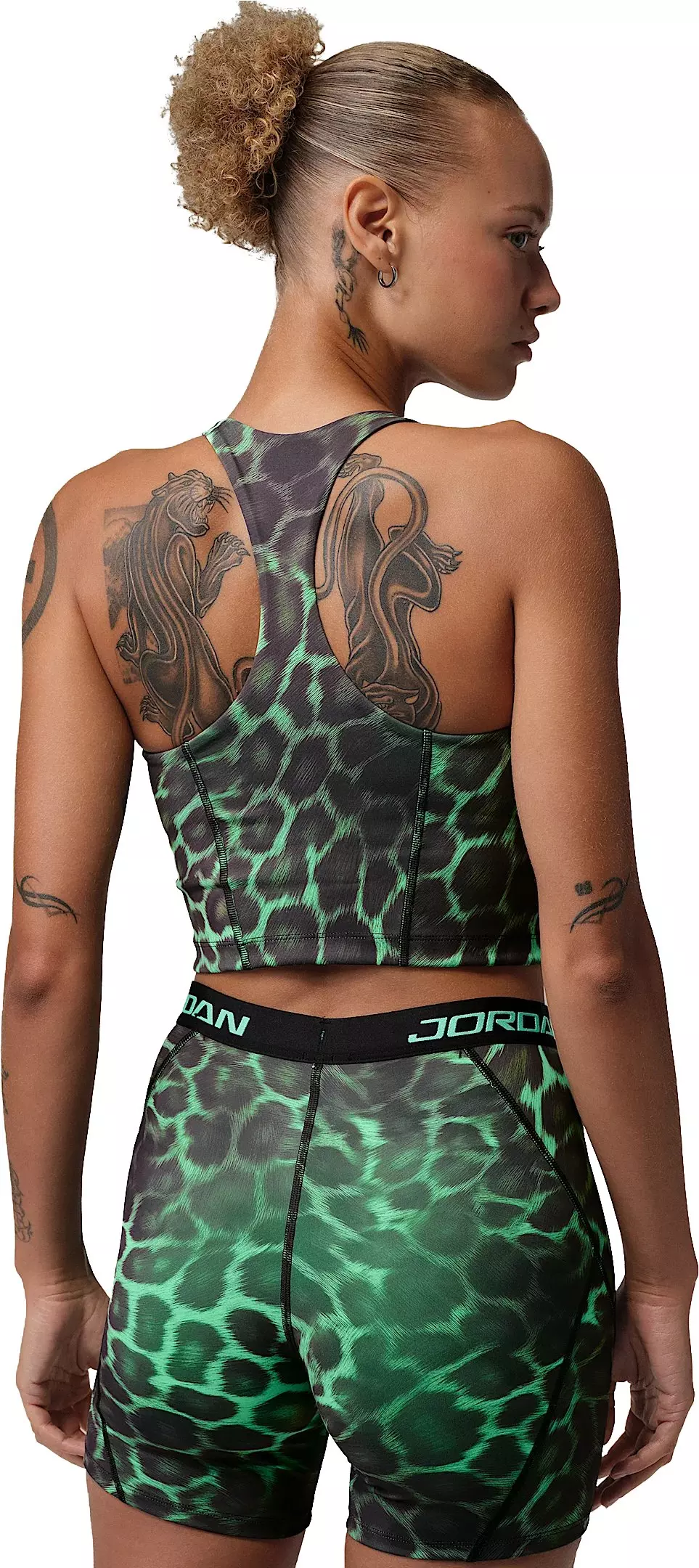 Jordan Women's Sport Dri-FIT AOP Top - Green - GREEN