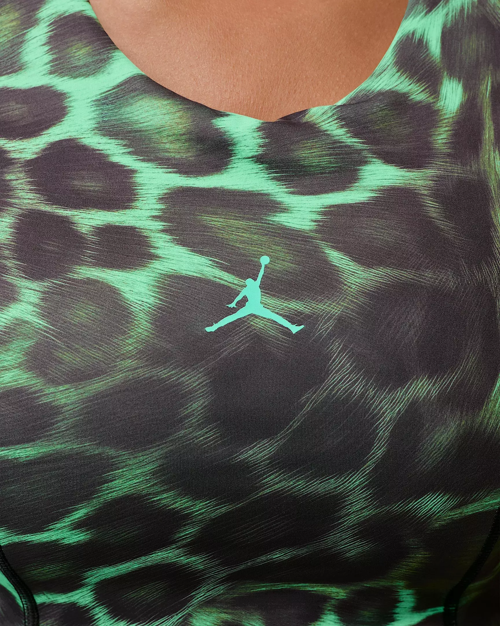 Jordan Women's Sport Dri-FIT AOP Top - Green - GREEN