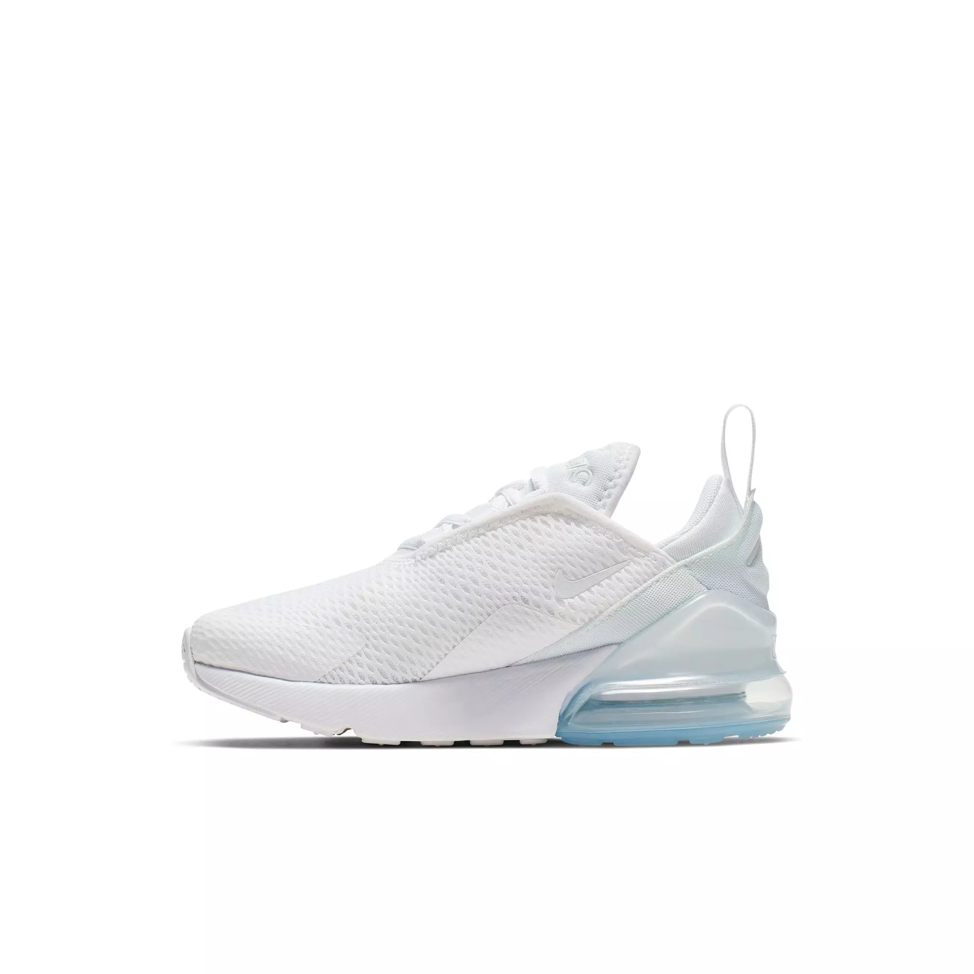 Nike Air Max 270 "White" Preschool Girls' Shoe - WHITE