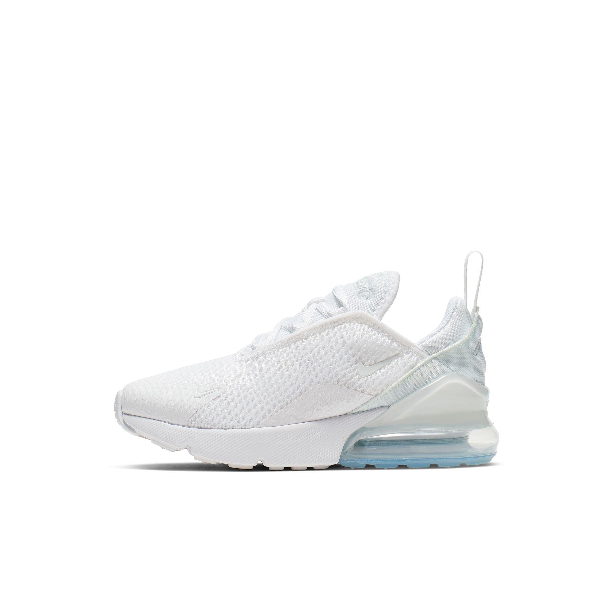 Nike Air Max 270 White Preschool Girls Shoe Hibbett