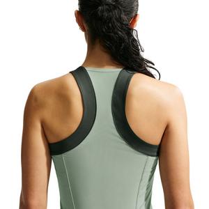 Nike Women's Court Slam Tennis Tank Top - GREEN/BLACK