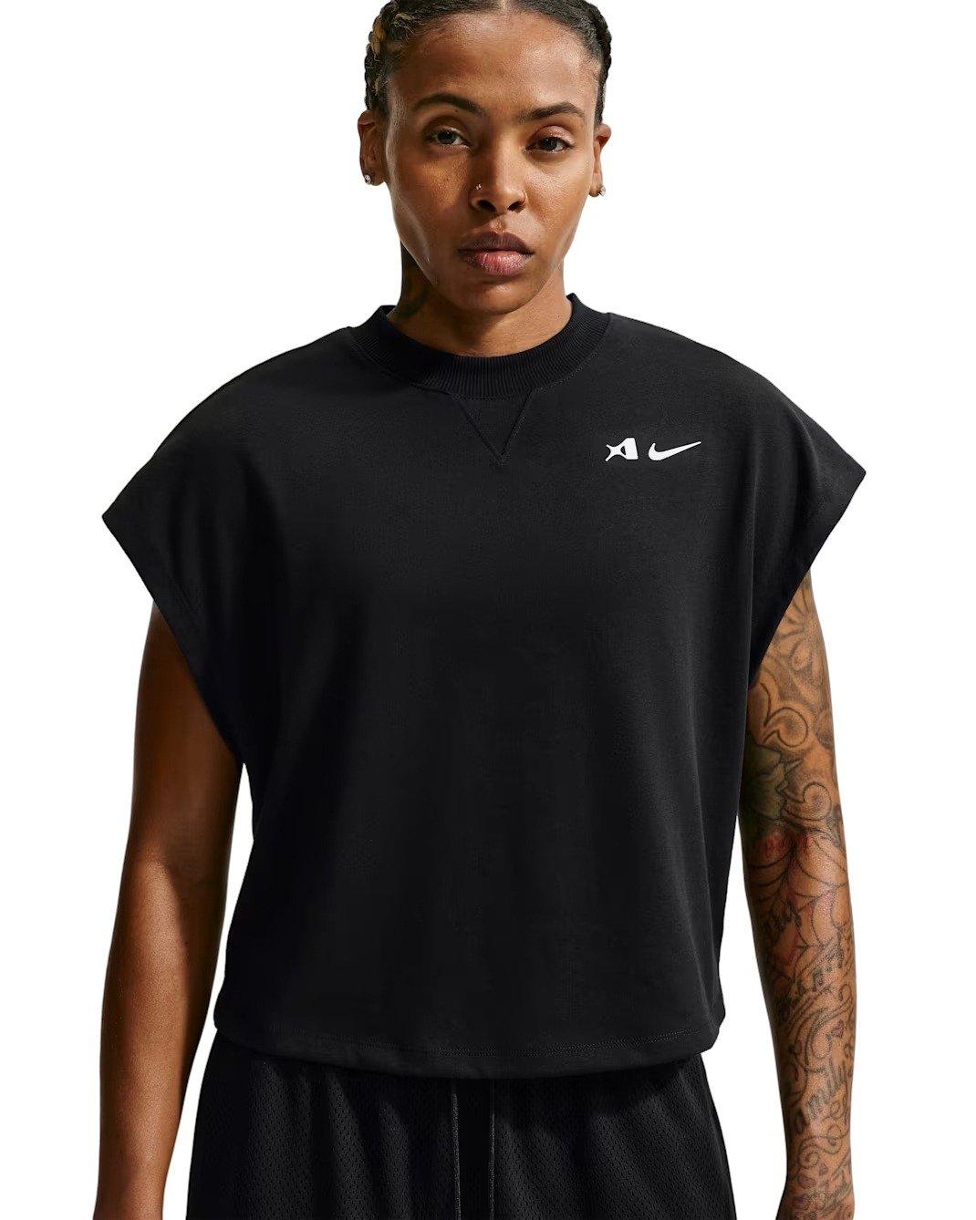 Nike A'ja Wilson Basketball Tank Top - Black - BLACK/WHITE Thumbnail View 1