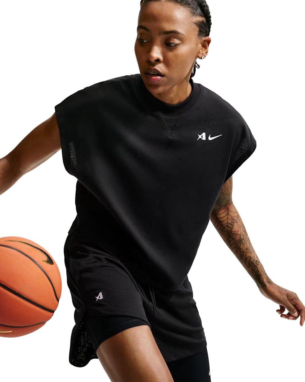 Nike A'ja Wilson Basketball Tank Top - Black - BLACK/WHITE Thumbnail View 3