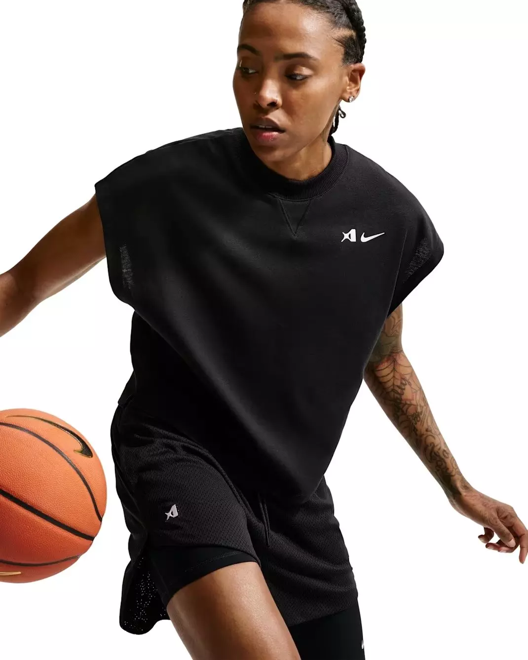 Nike A'ja Wilson Basketball Tank Top - Black - BLACK/WHITE