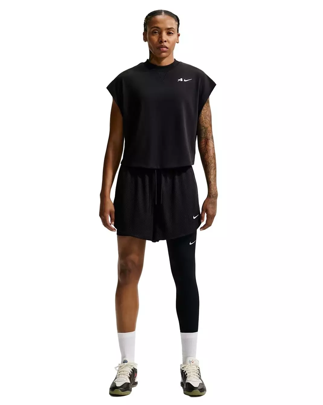 Nike A'ja Wilson Basketball Tank Top - Black - BLACK/WHITE