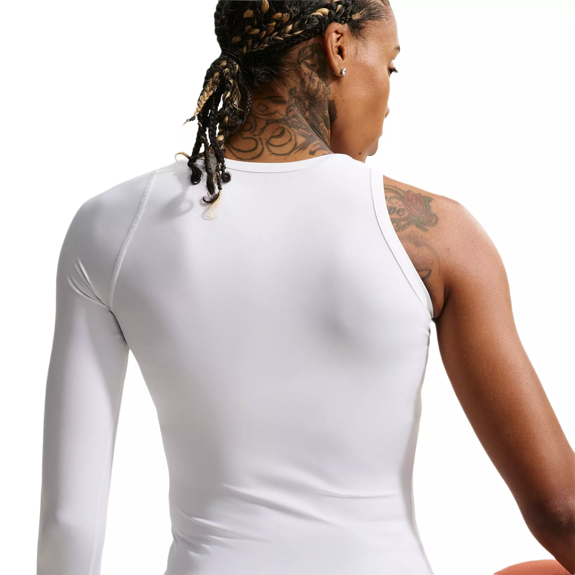 Nike A'ja Wilson Women's A'symmetric Reversible Dri-FIT Basketball Top - WHITE/BLACK