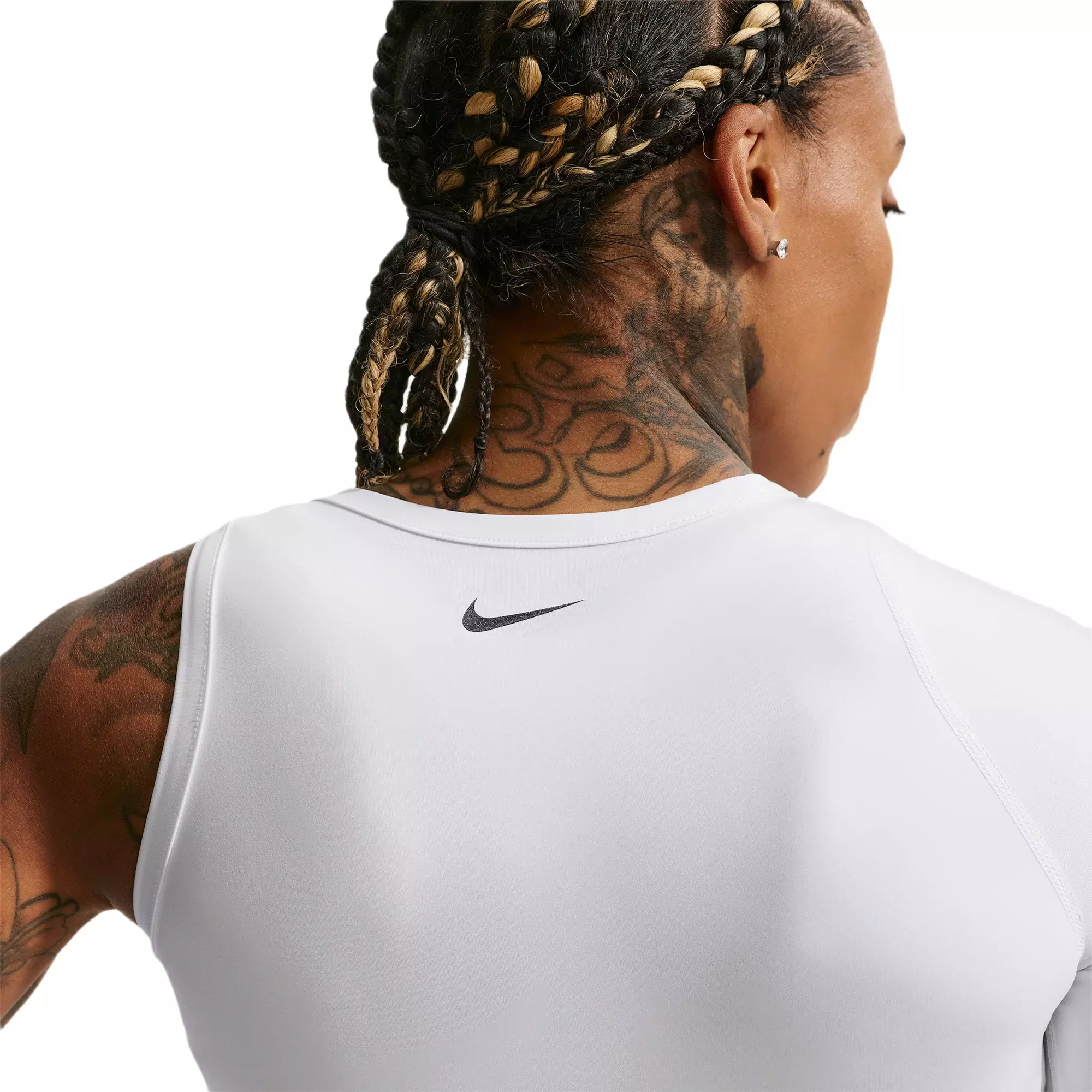 Nike A'ja Wilson Women's A'symmetric Reversible Dri-FIT Basketball Top - WHITE/BLACK