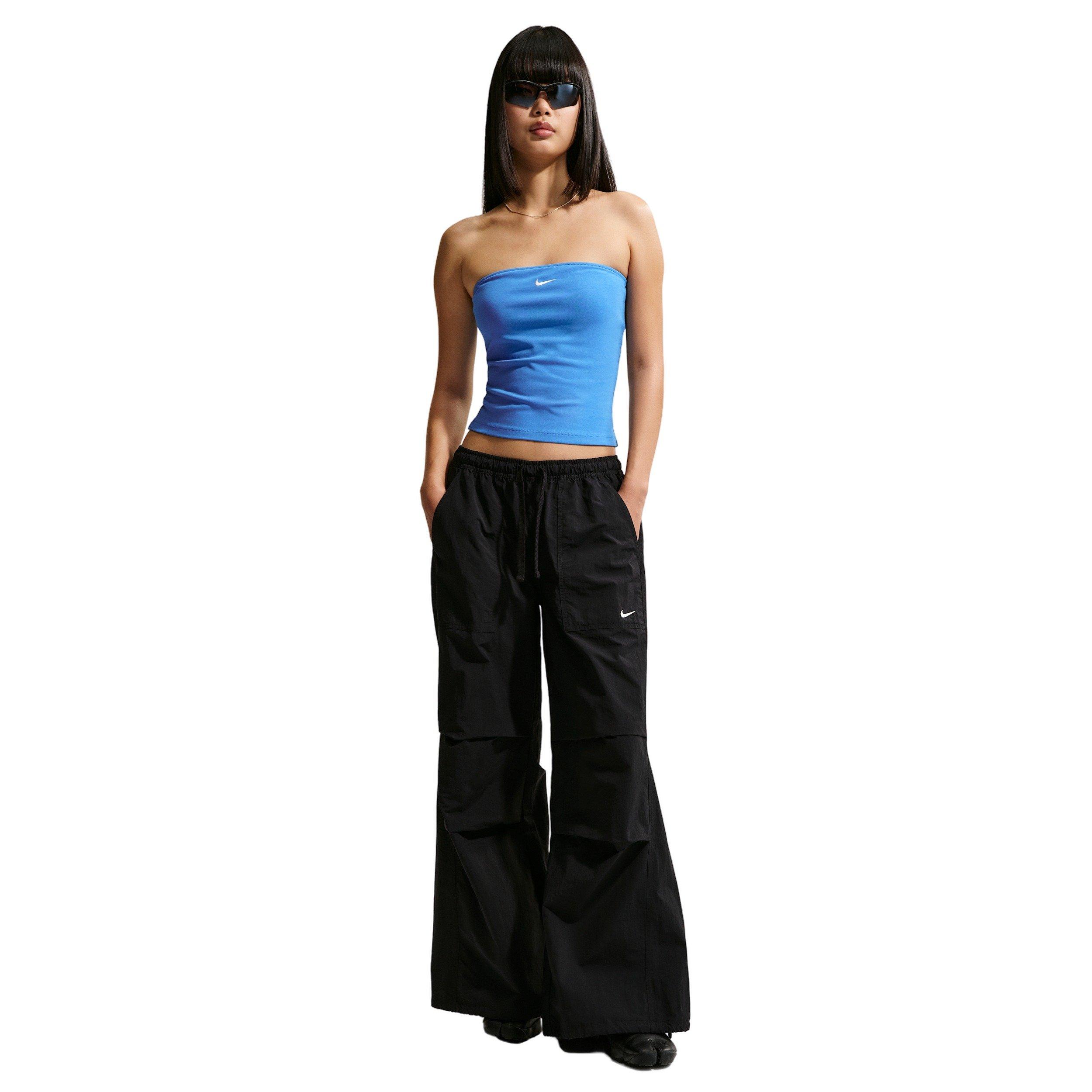 Nike Women's Sportswear Tight Tube Top - LT BLUE Thumbnail View 4