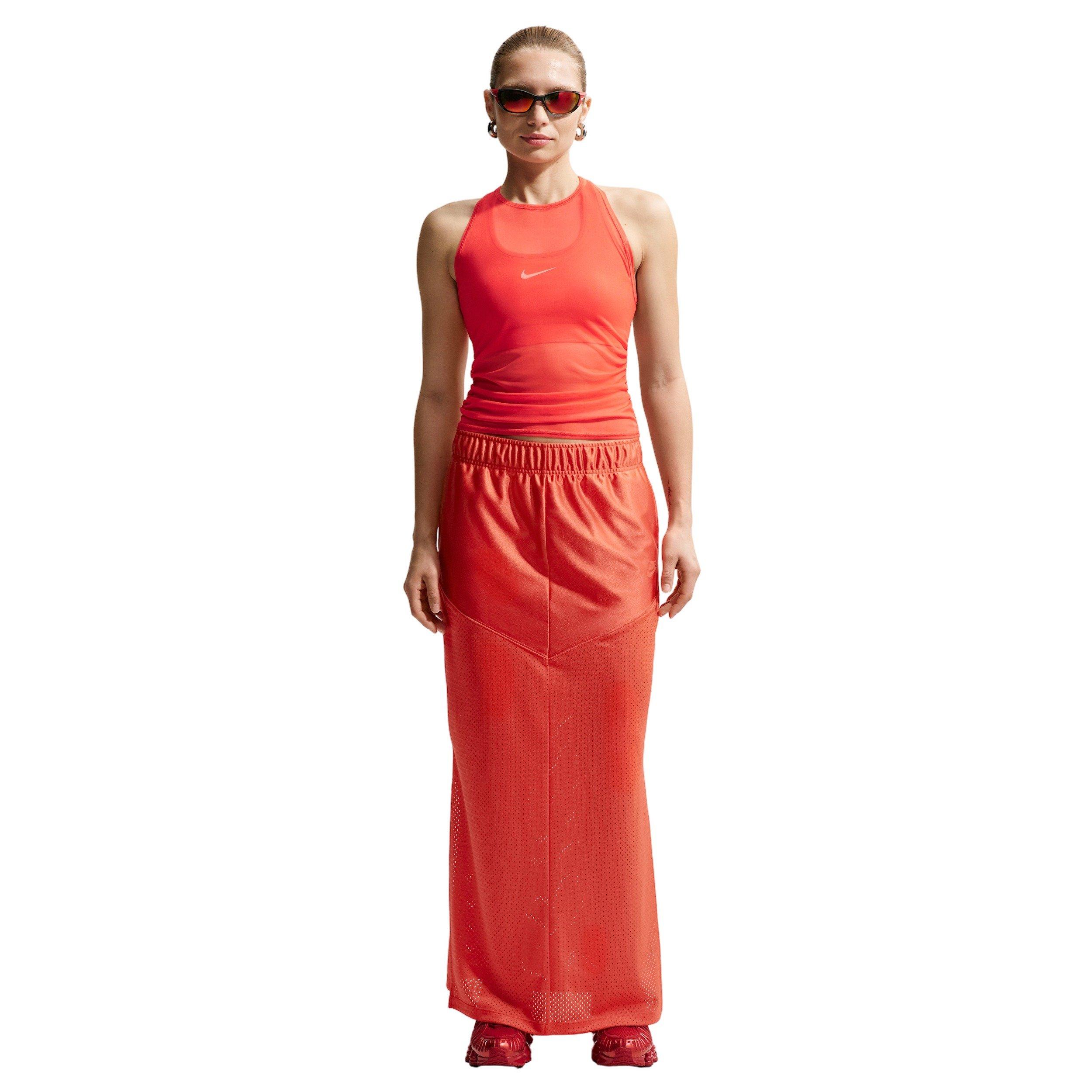 Nike Women's Sportswear Tight Sheer Tank Top - CRIMSON Thumbnail View 1