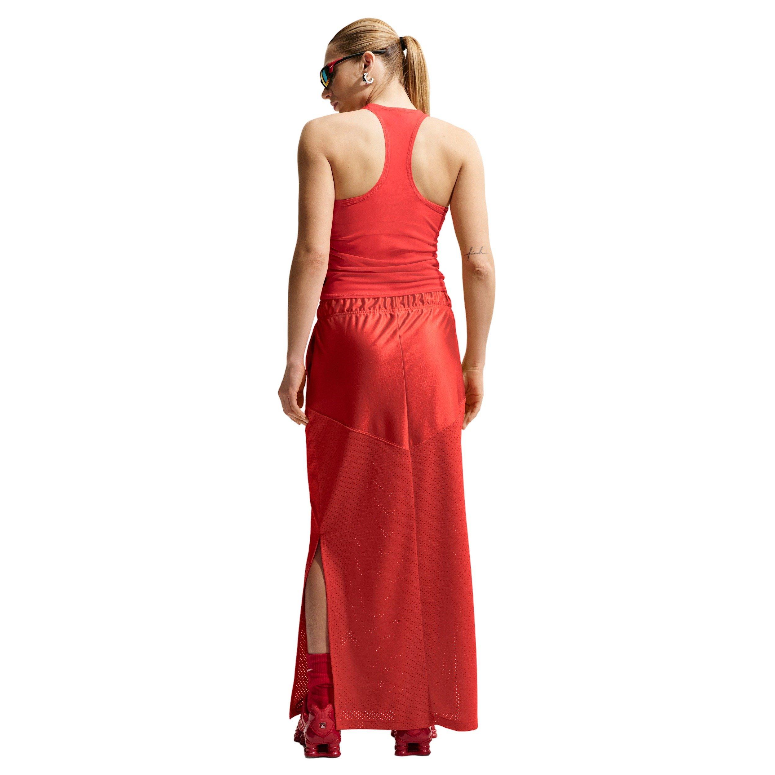 Nike Women's Sportswear Tight Sheer Tank Top - CRIMSON Thumbnail View 2