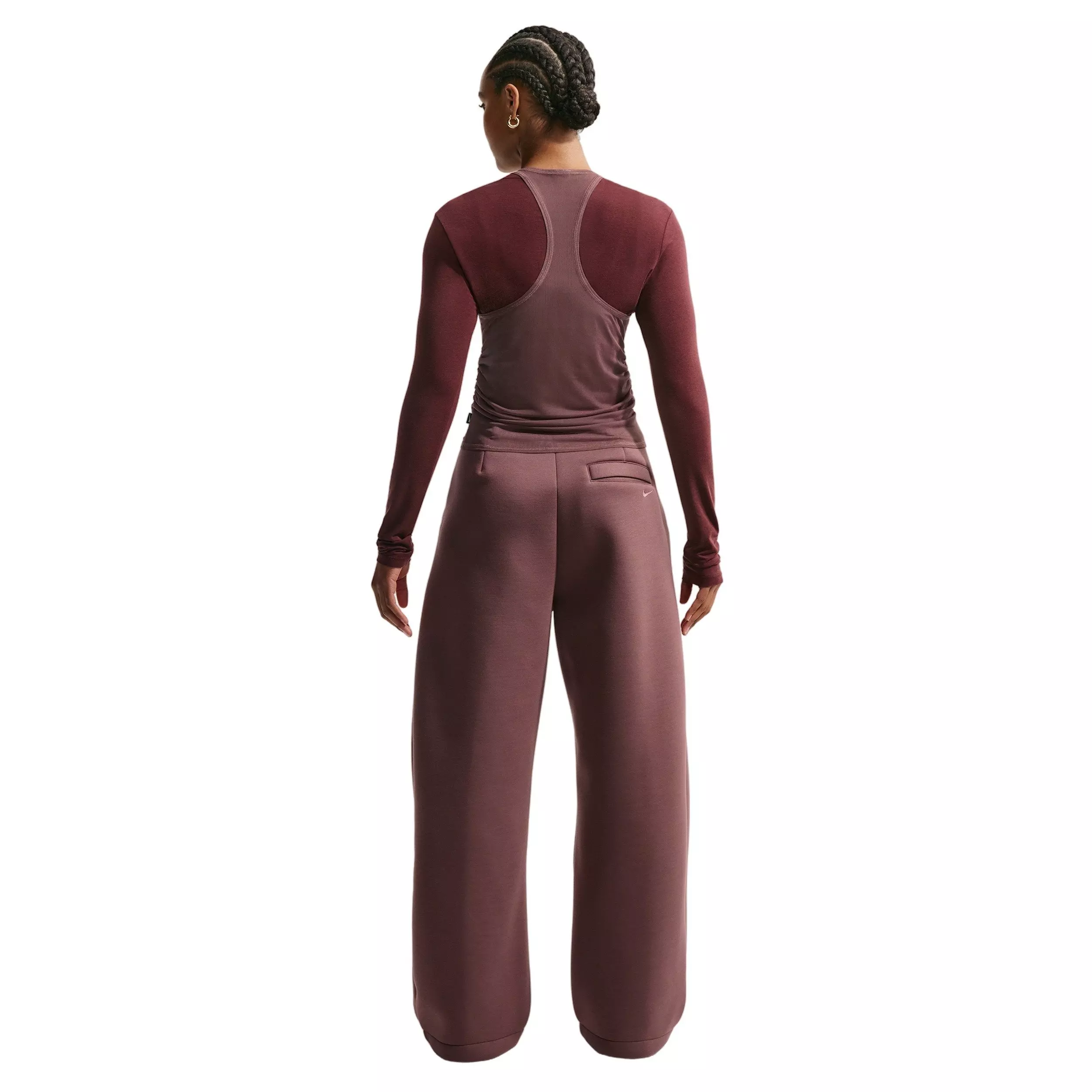 Nike Women's Sportswear Tight Sheer Tank Top - PURPLE