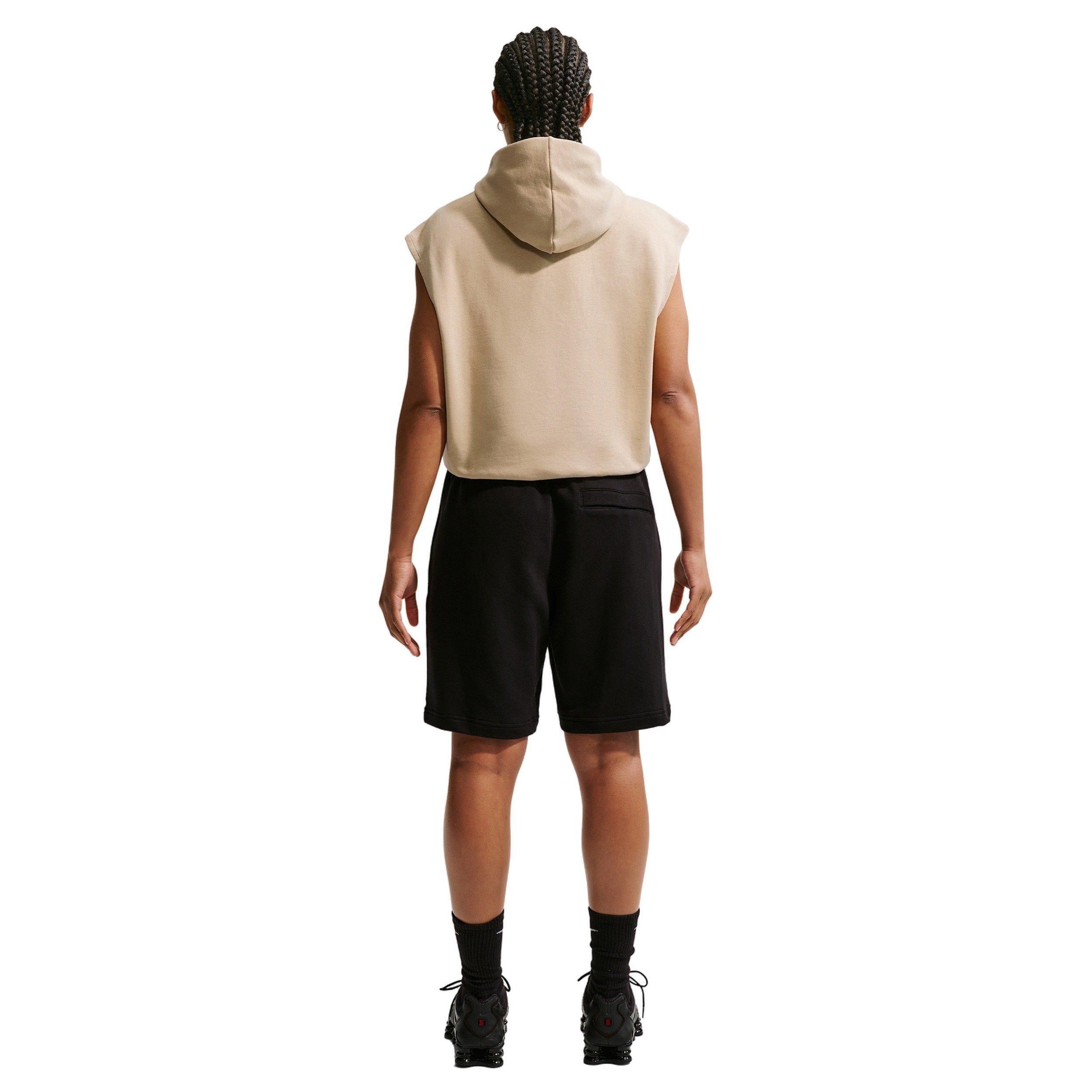 Nike Women's Sportswear Phoenix Fleece Sleeveless Hoodie - TAN Thumbnail View 5