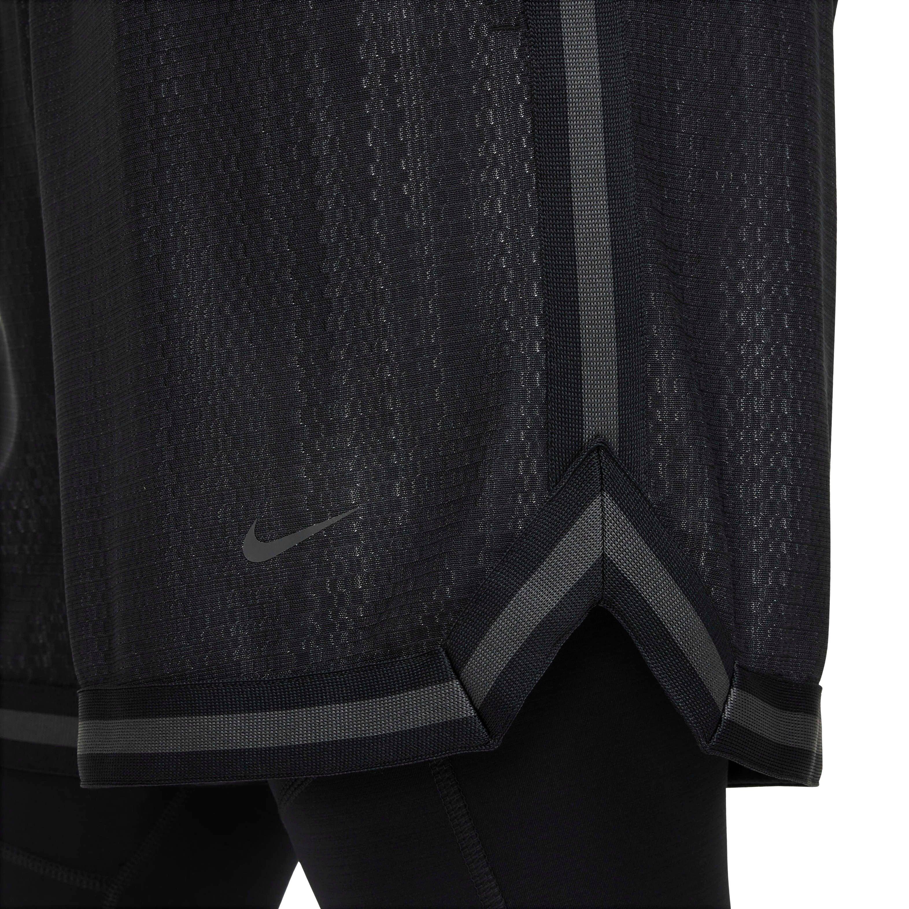 Nike Men's LeBron 6" DNA 3-in-1 Basketball Shorts - BLACK Thumbnail View 6