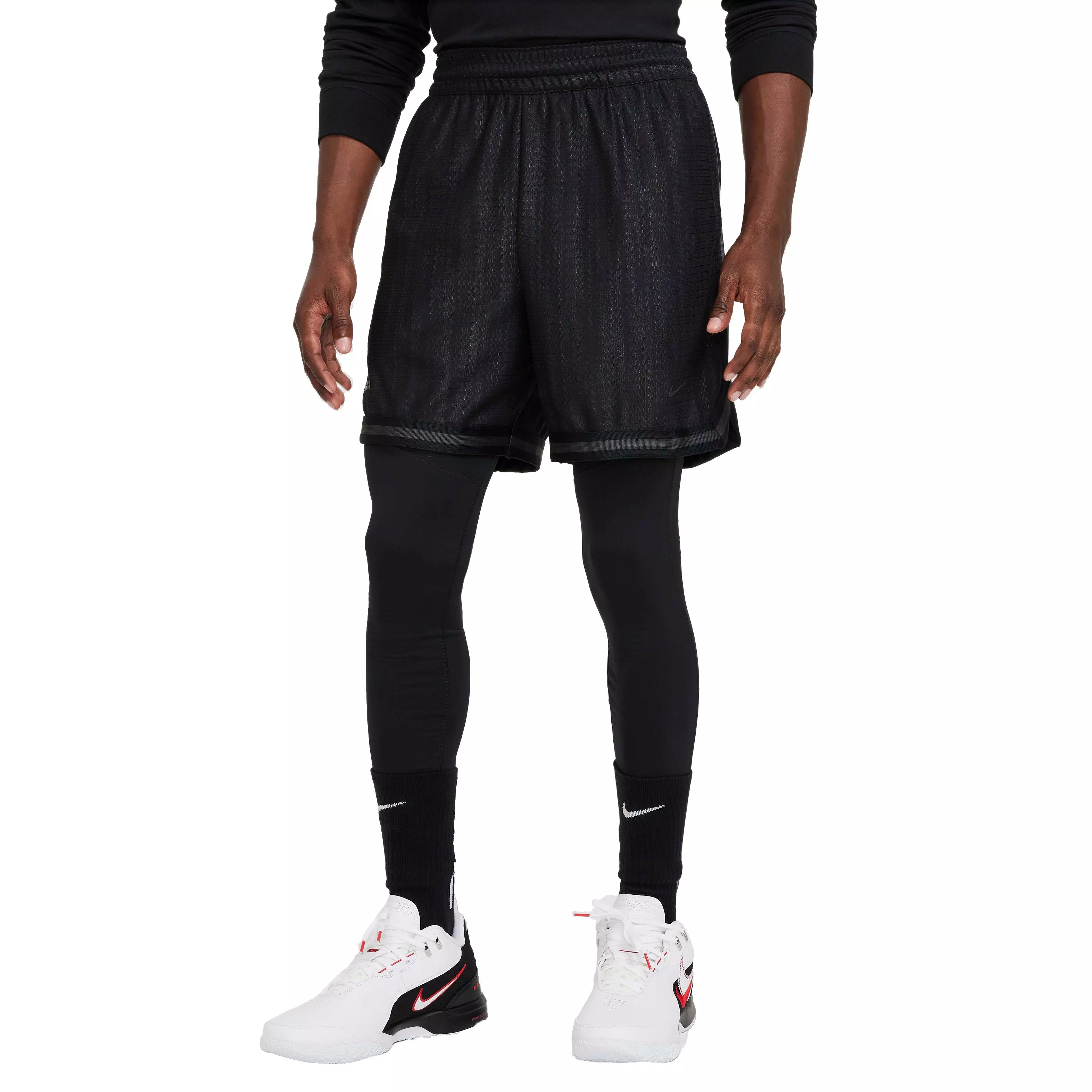 Nike Men's LeBron 6" DNA 3-in-1 Basketball Shorts - BLACK
