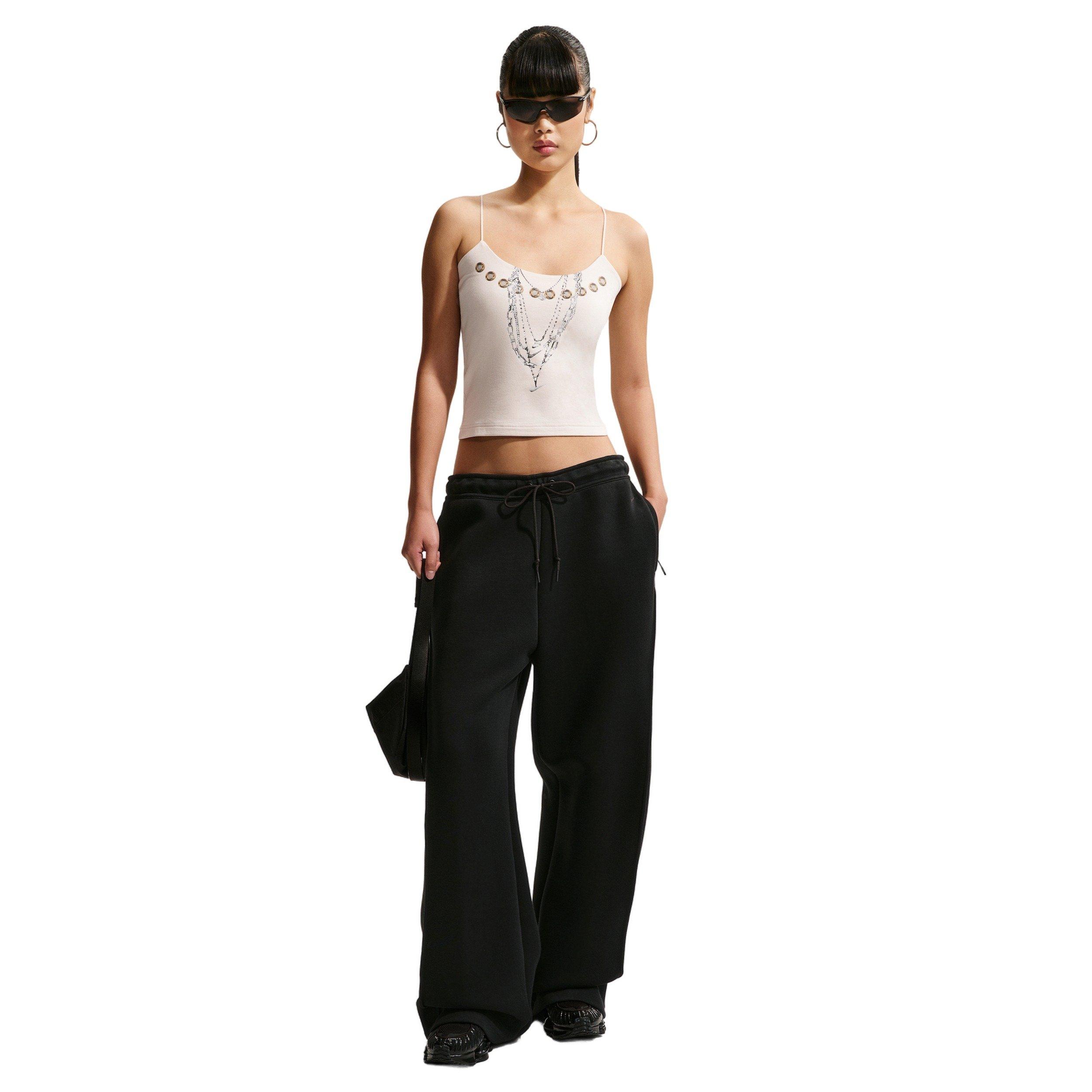 Nike Women's Sportswear Chill Knit Tight Cami Tank - BROWN Thumbnail View 1