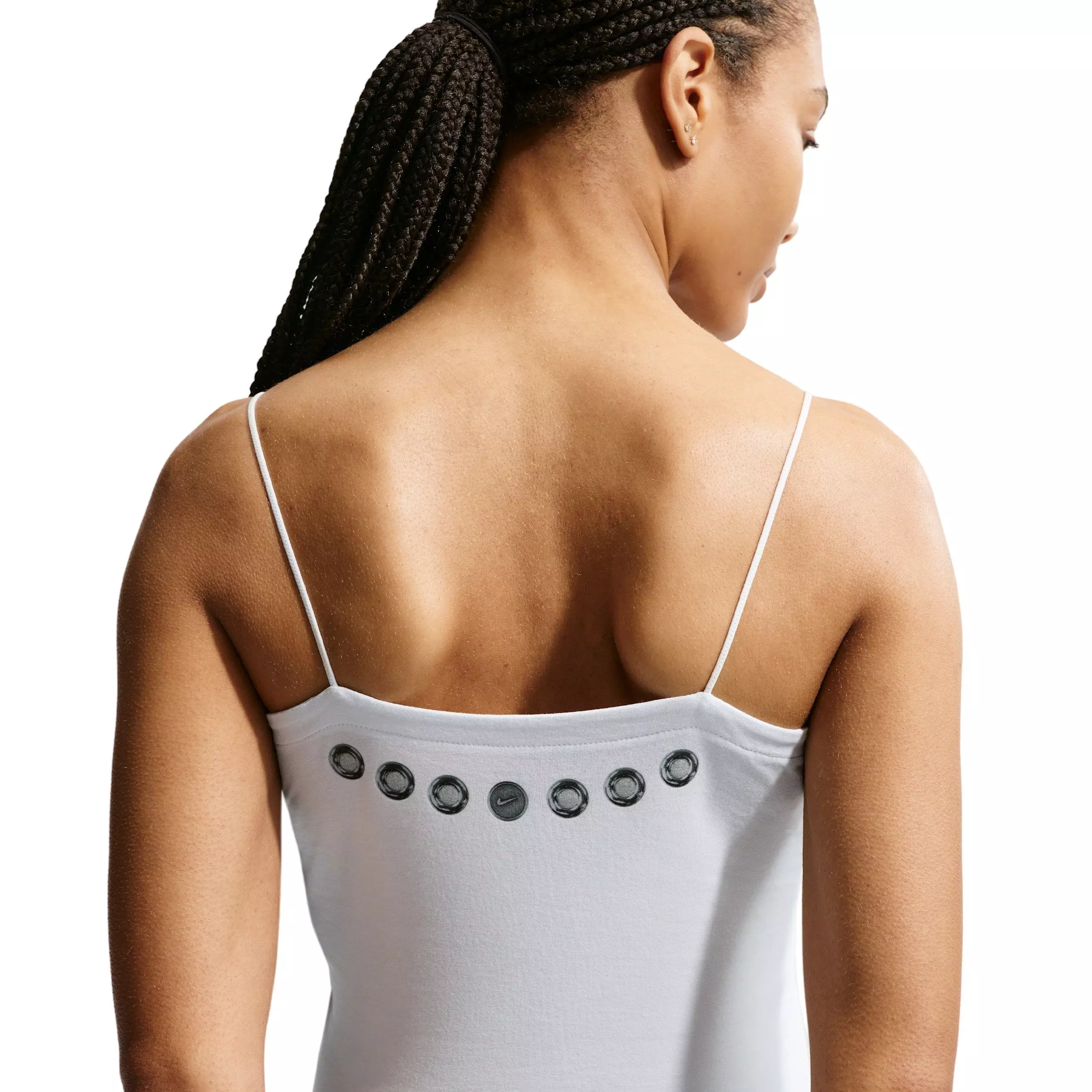 Nike Women's Sportswear Chill Knit Tight Cami Tank - OFF-WHITE