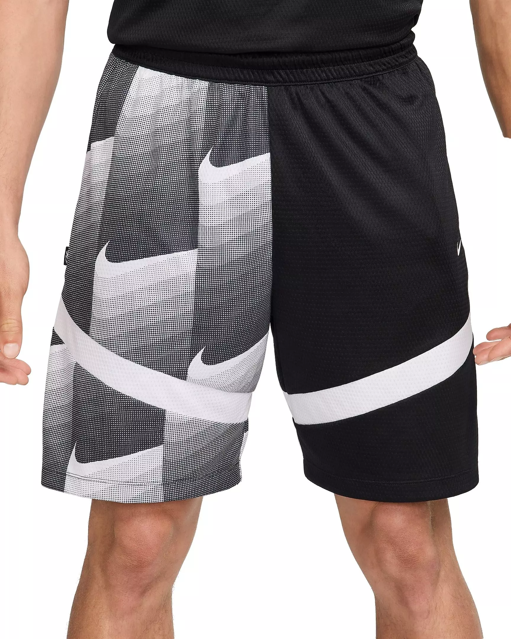 Nike Men's Icon 8" Dri-FIT Basketball Shorts - Black/White - BLACK/WHITE