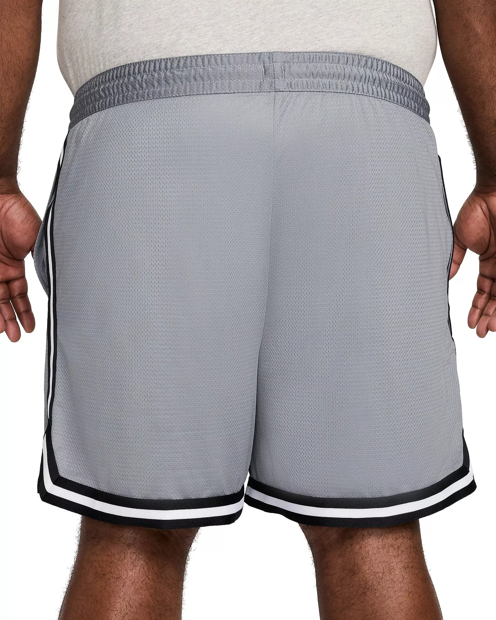 Nike Men's DNA Dri-FIT 6" Basketball Shorts - GREY/BLACK