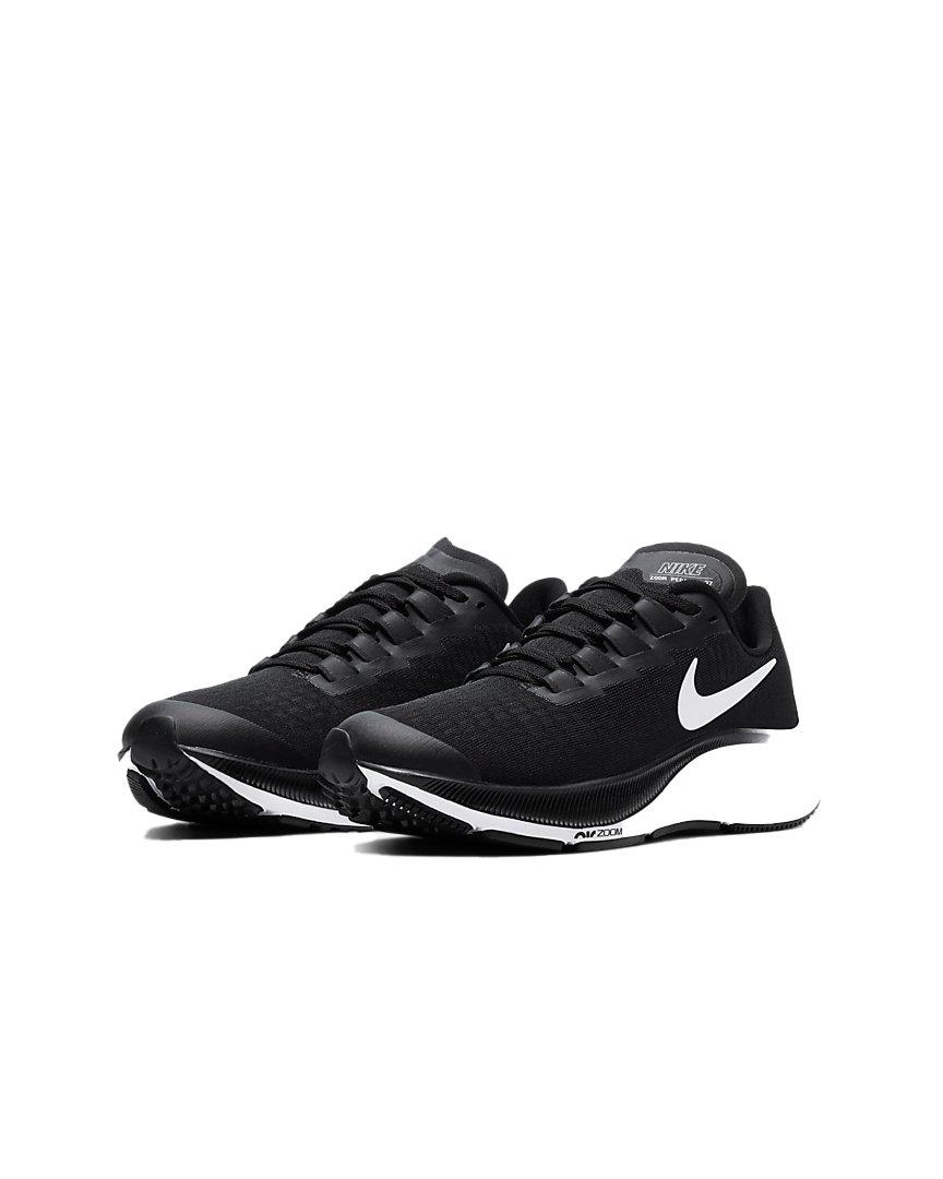 Nike Air Zoom Pegasus 37 "Black/White" Grade School Boys' Running Shoe - BLACK/WHITE Thumbnail View 3