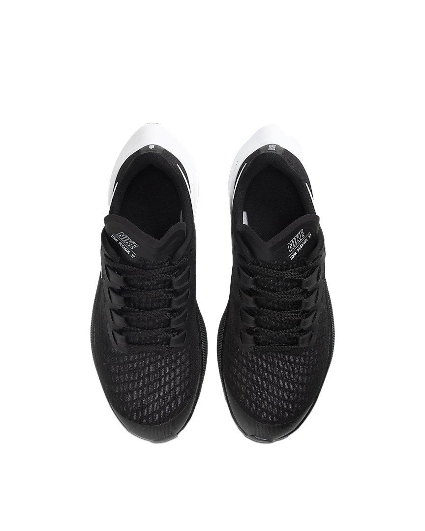 Nike Air Zoom Pegasus 37 "Black/White" Grade School Boys' Running Shoe - BLACK/WHITE Thumbnail View 5