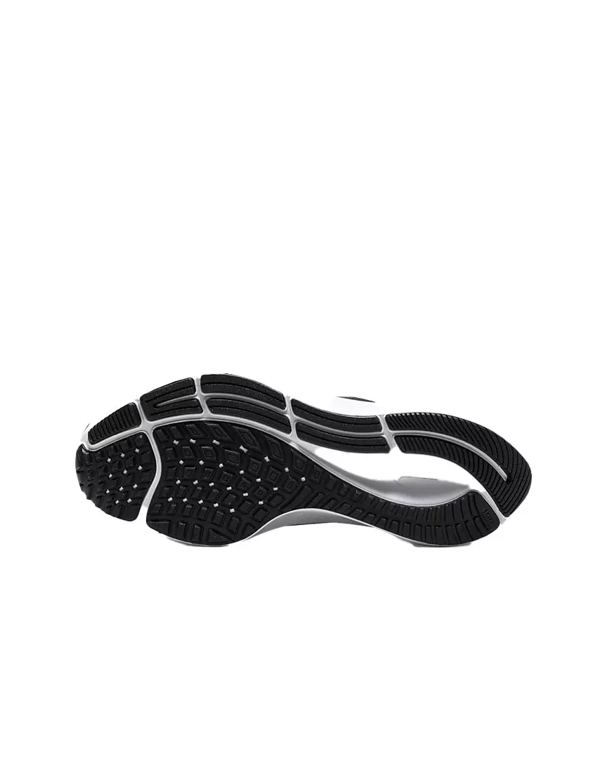 Nike Air Zoom Pegasus 37 "Black/White" Grade School Boys' Running Shoe - BLACK/WHITE