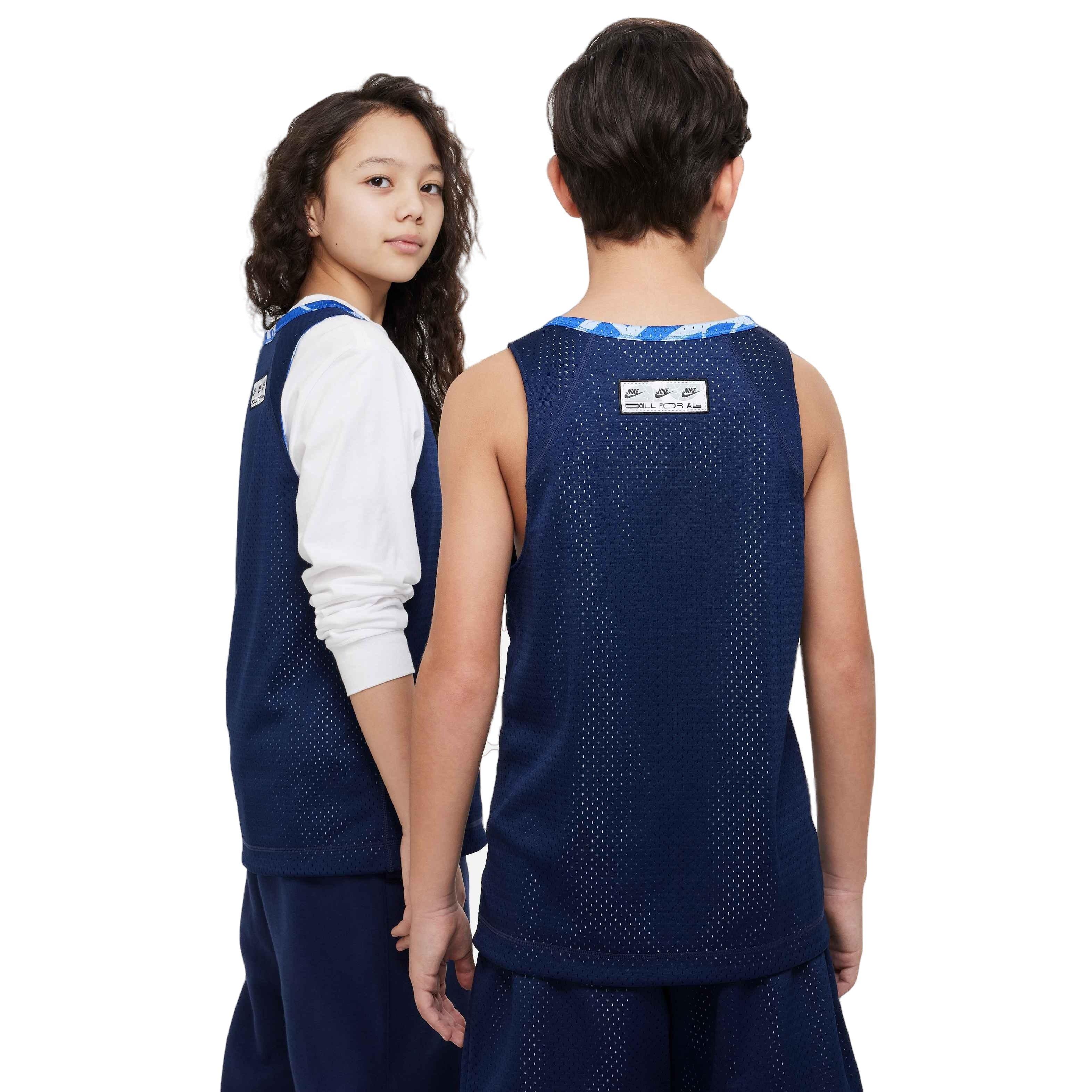 Nike Culture of Basketball Big Kids' Reversible Basketball Jersey Tunic in Purple, Size: XS | FD5382-599