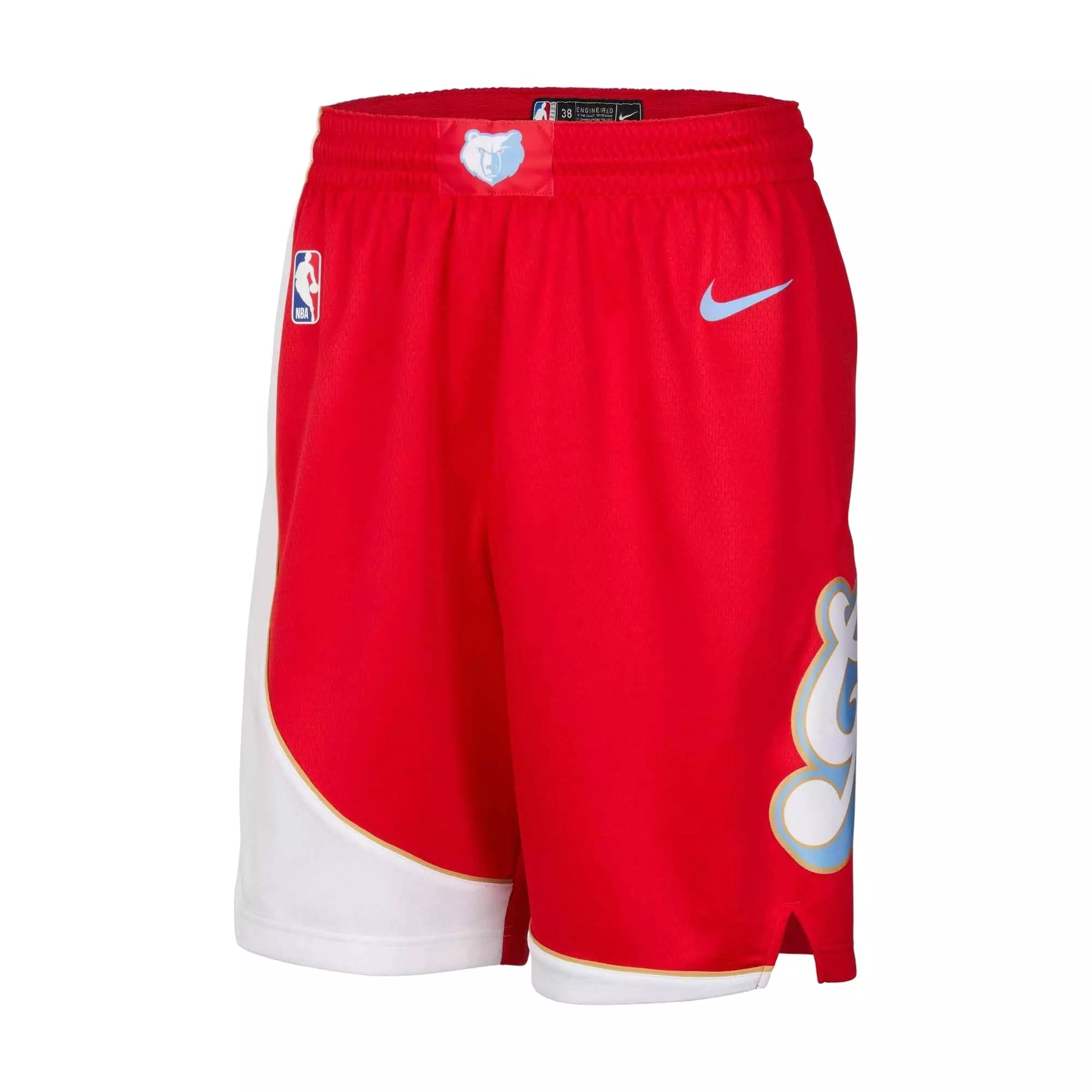 Nike Men's Dri-FIT NBA Memphis Grizzlies Swingman CE Shorts -Red - RED
