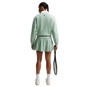 Nike Women's Court Collection Crew-Neck Tennis Top - Steam Green
