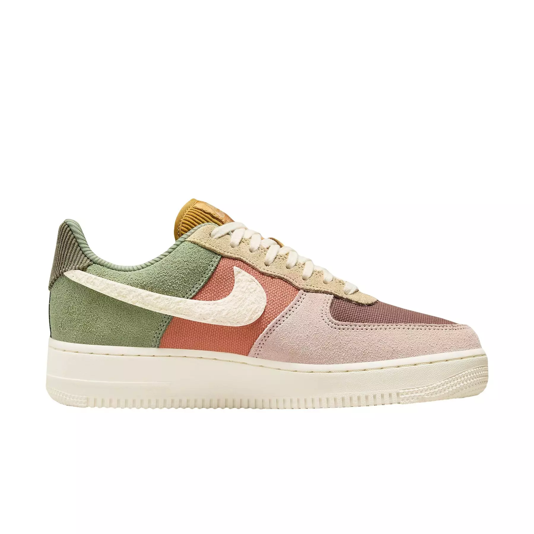 Nike Air Force 1 '07 LX "Oil Green/Terra Blush/Sesame/Pale Ivory" Women's Shoe - GREEN/TERRA/SESAME/IVORY