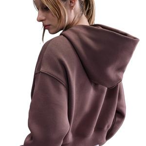 Nike Women's Sportswear Phoenix Fleece Oversized Cropped Henley Hoodie