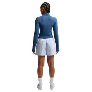 Nike Women's Sportswear Chill Knit Tight 1/4 Zip Long Sleeve Ribbed Top