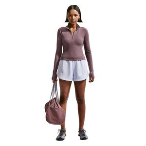 Nike Women's Sportswear Chill Knit Tight 1/4 Zip Long Sleeve Ribbed Top