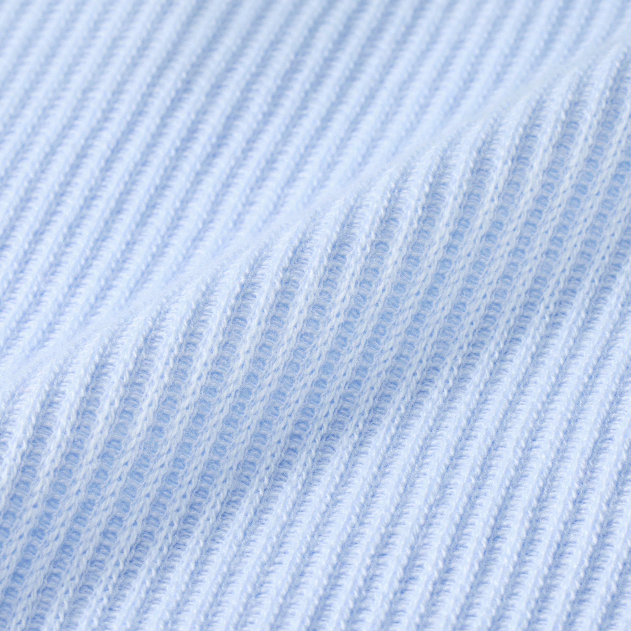 Nike Women's Sportswear Chill Knit Waffle Henley - BLUE Thumbnail View 6