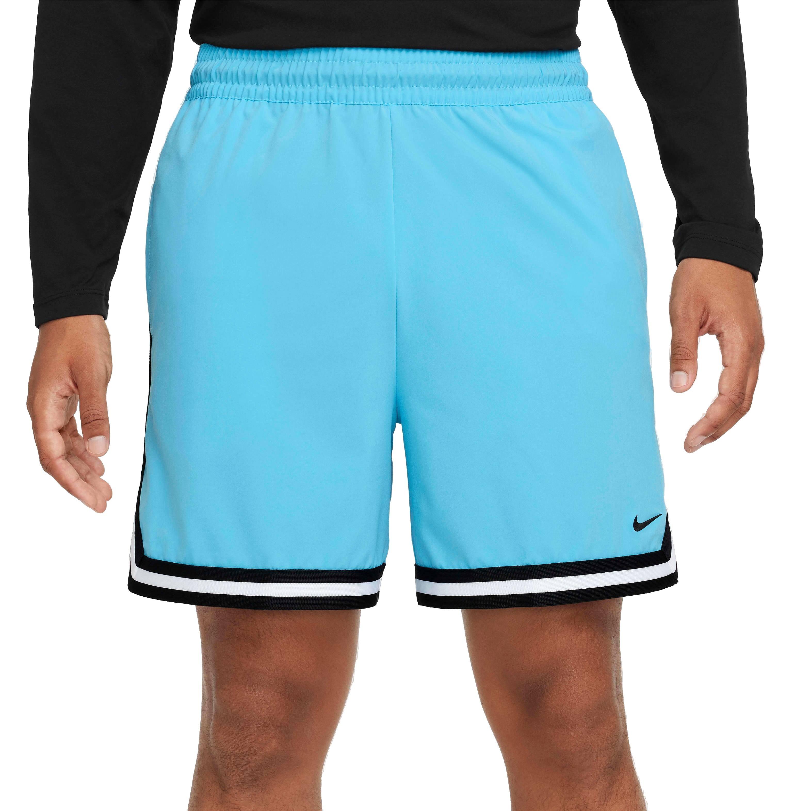 Nike Men's DNA Dri-FIT 6" UV Woven Basketball Shorts - BLUE/BLACK Thumbnail View 1