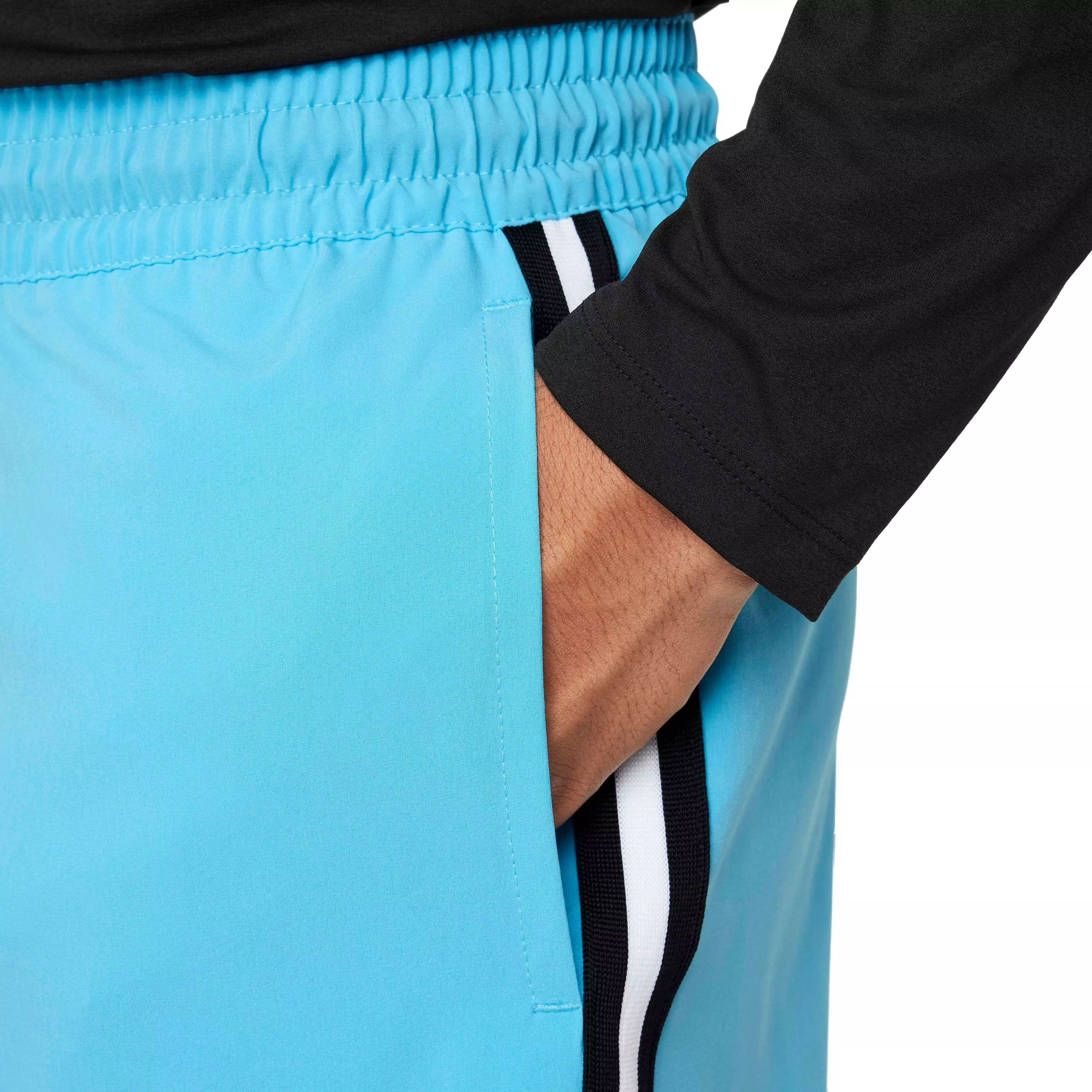Nike Men's DNA Dri-FIT 6" UV Woven Basketball Shorts - BLUE/BLACK