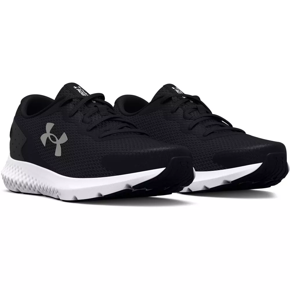 Under Armour Charged Rogue 3 "Black/Metallic Silver" Women's Running Shoe - BLACK/SILVER