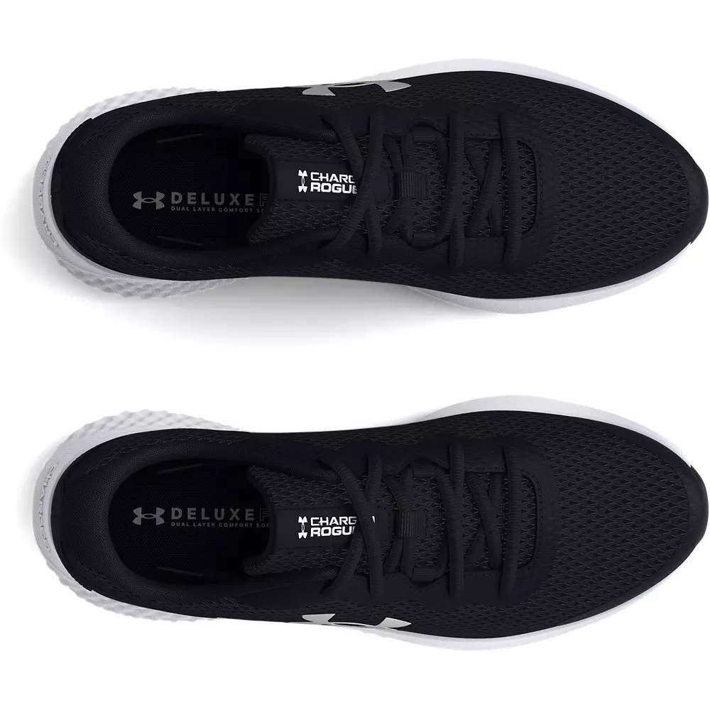 Under Armour Charged Rogue 3 "Black/Metallic Silver" Women's Running Shoe - BLACK/SILVER