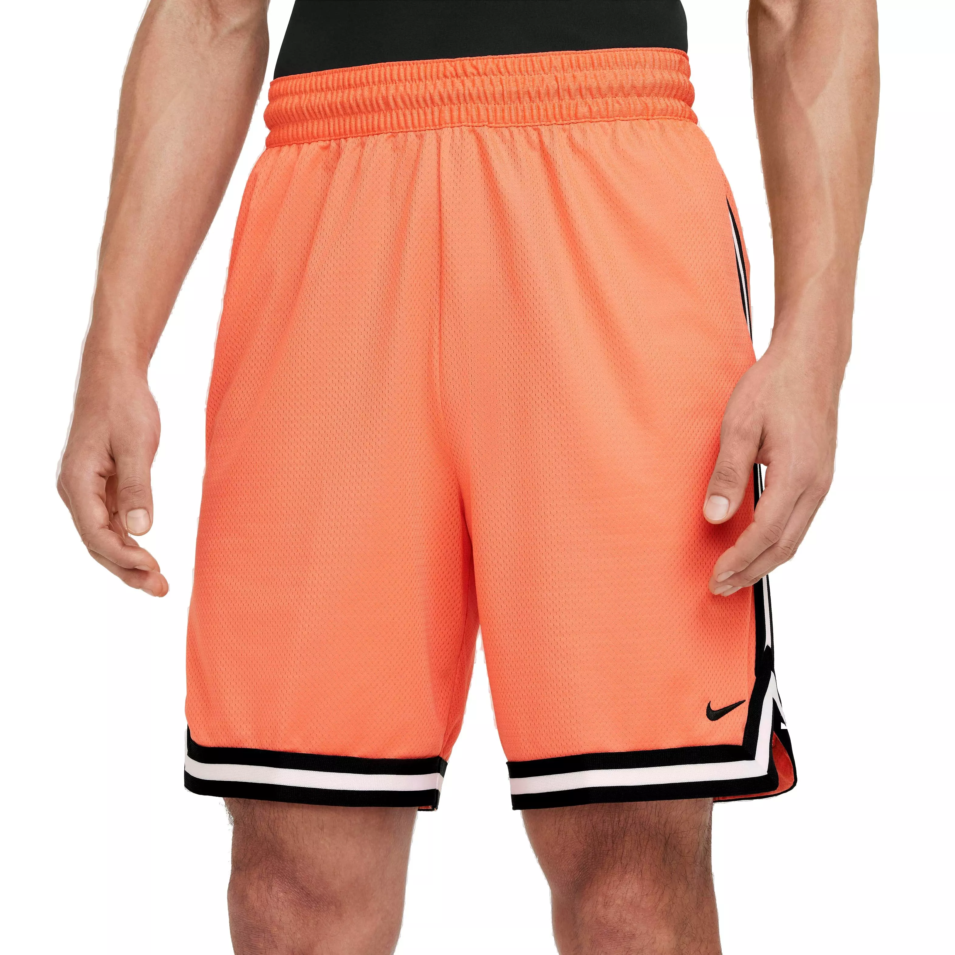 Nike Men's DNA Dri-FIT 8" Basketball Shorts - ORANGE/BLACK