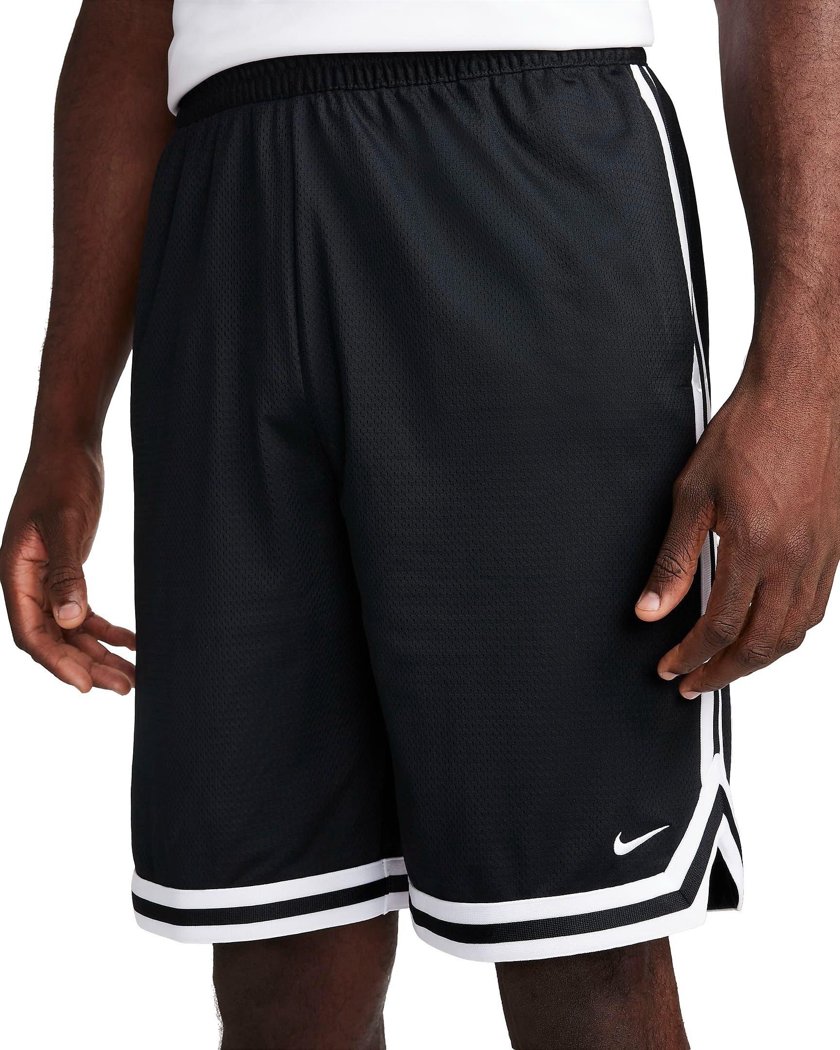 Nike Men's DNA Dri-FIT 10" Basketball Shorts - BLACK/WHITE Thumbnail View 1
