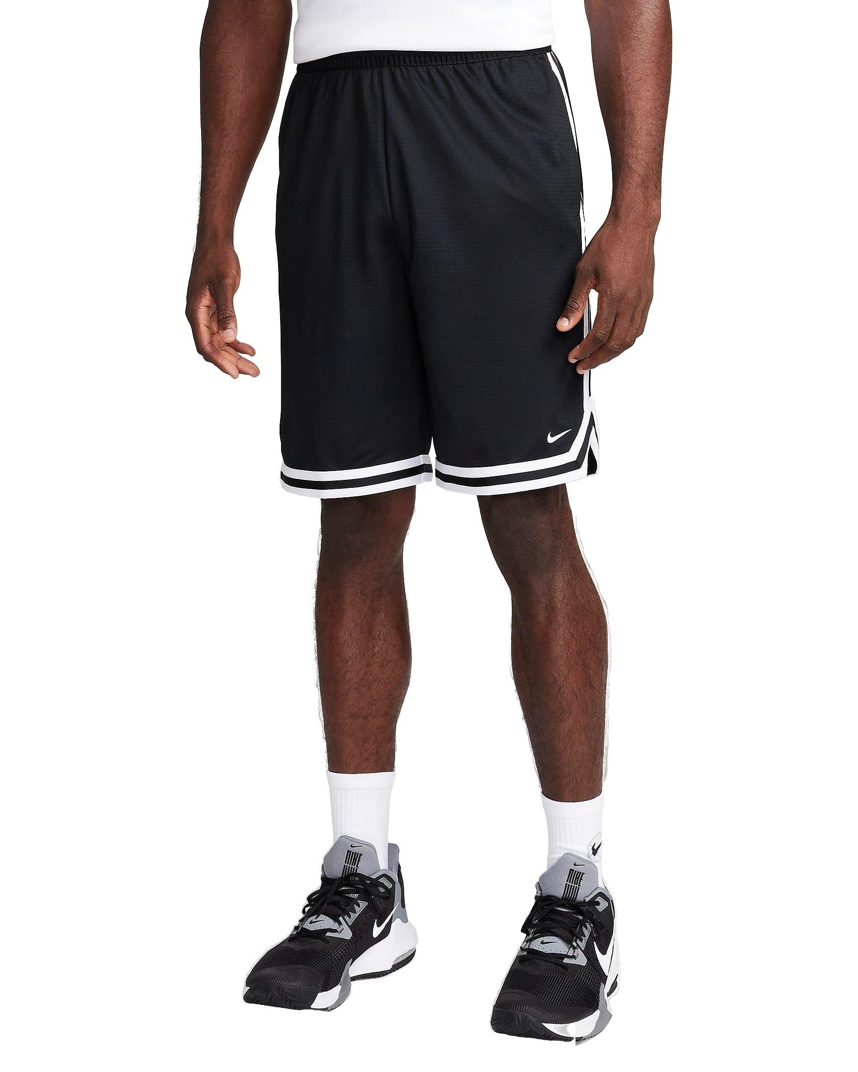 Nike Men's Dri-FIT DNA 10" Basketball Shorts - BLACK/WHITE Thumbnail View 7