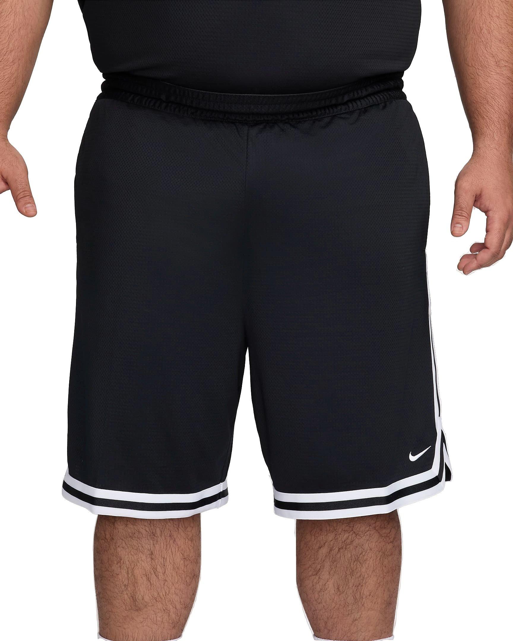 Nike Men's DNA Dri-FIT 10" Basketball Shorts - BLACK/WHITE Thumbnail View 9