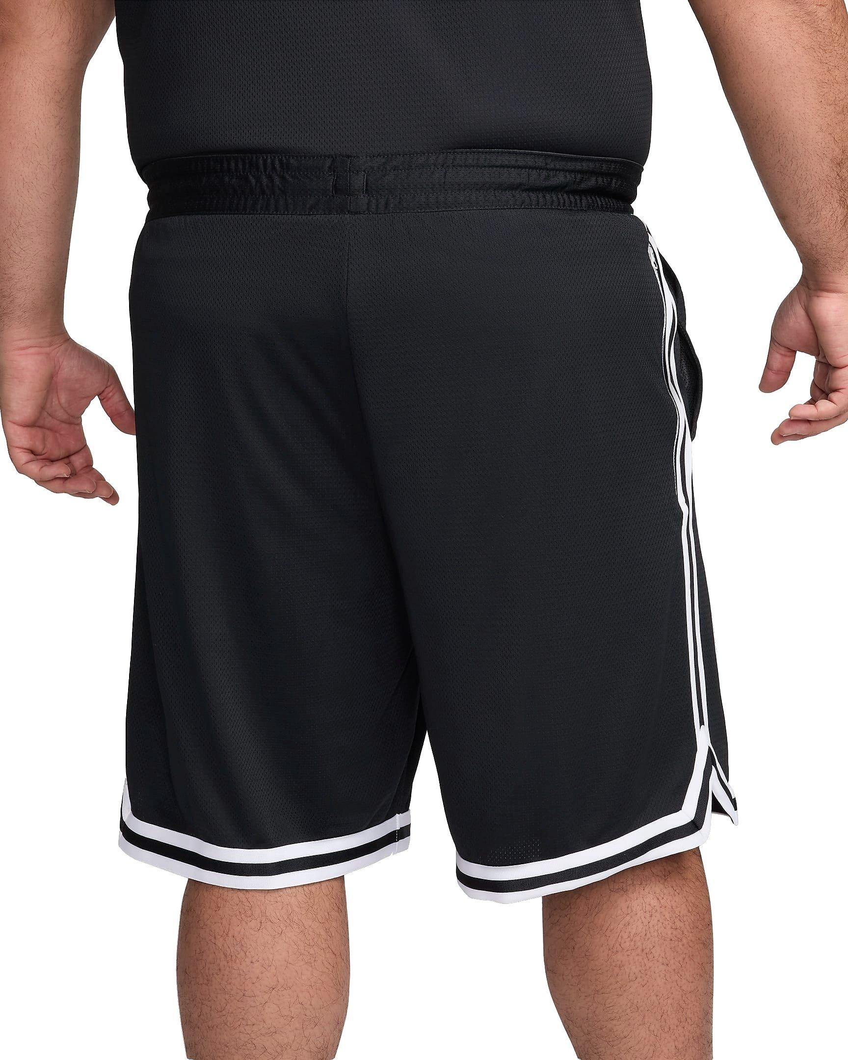 Nike Men's Dri-FIT DNA 10" Basketball Shorts - BLACK/WHITE Thumbnail View 10